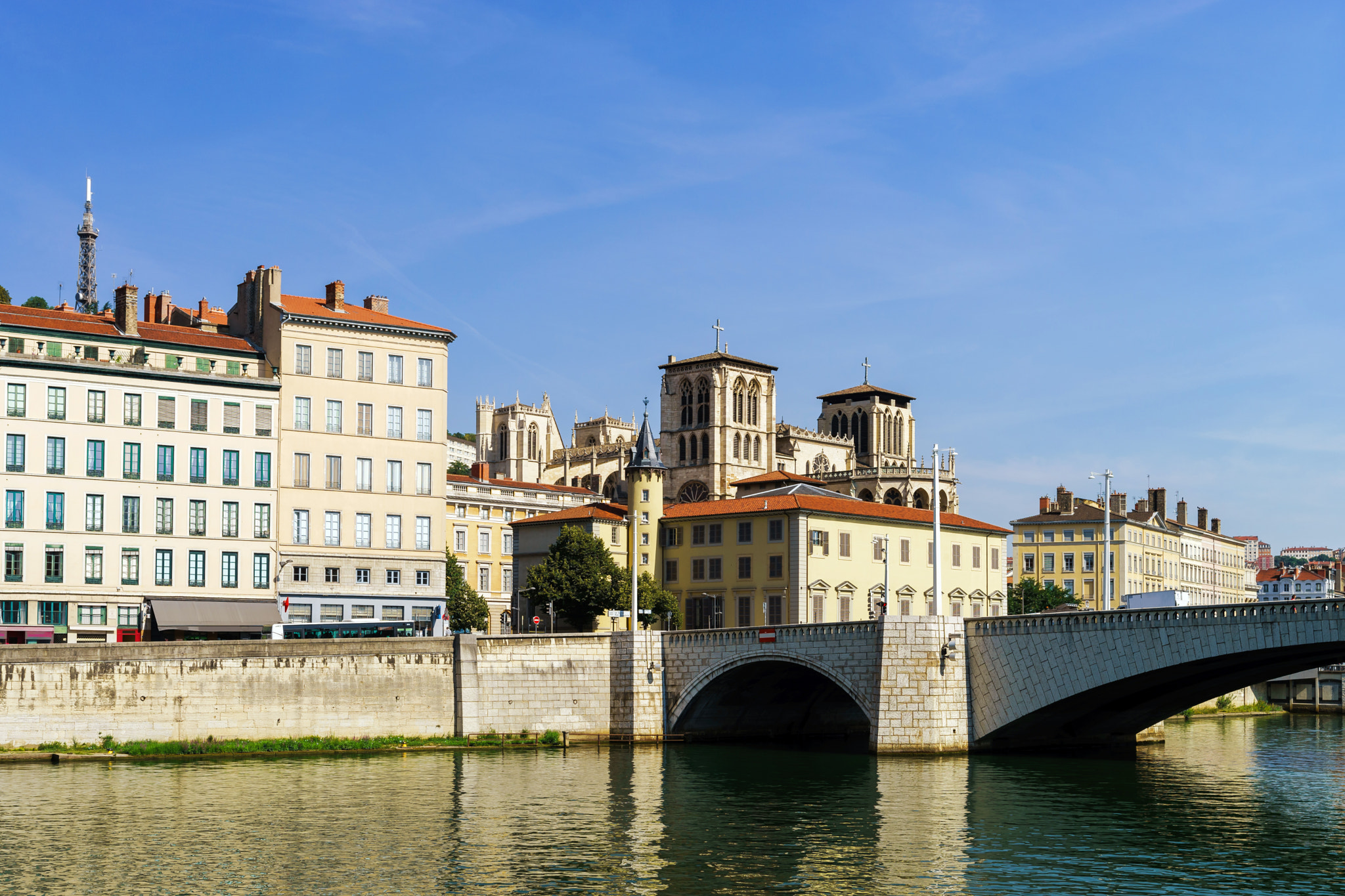 Sony a99 II + Tamron SP 24-70mm F2.8 Di VC USD sample photo. Lyon. view to quartier saint-jean photography