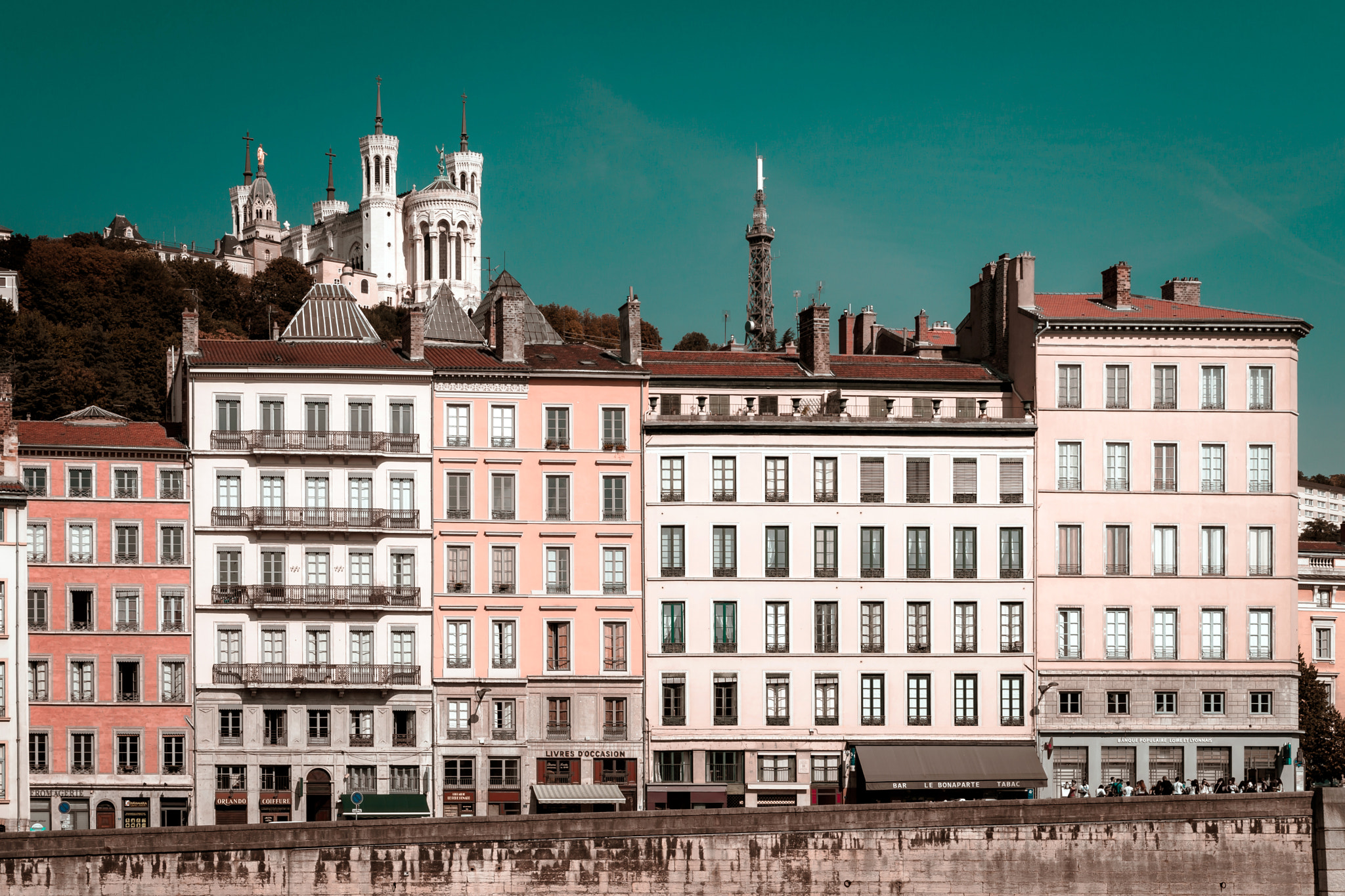 Sony Alpha a99 sample photo. Lyon. view to quartier saint-jean photography