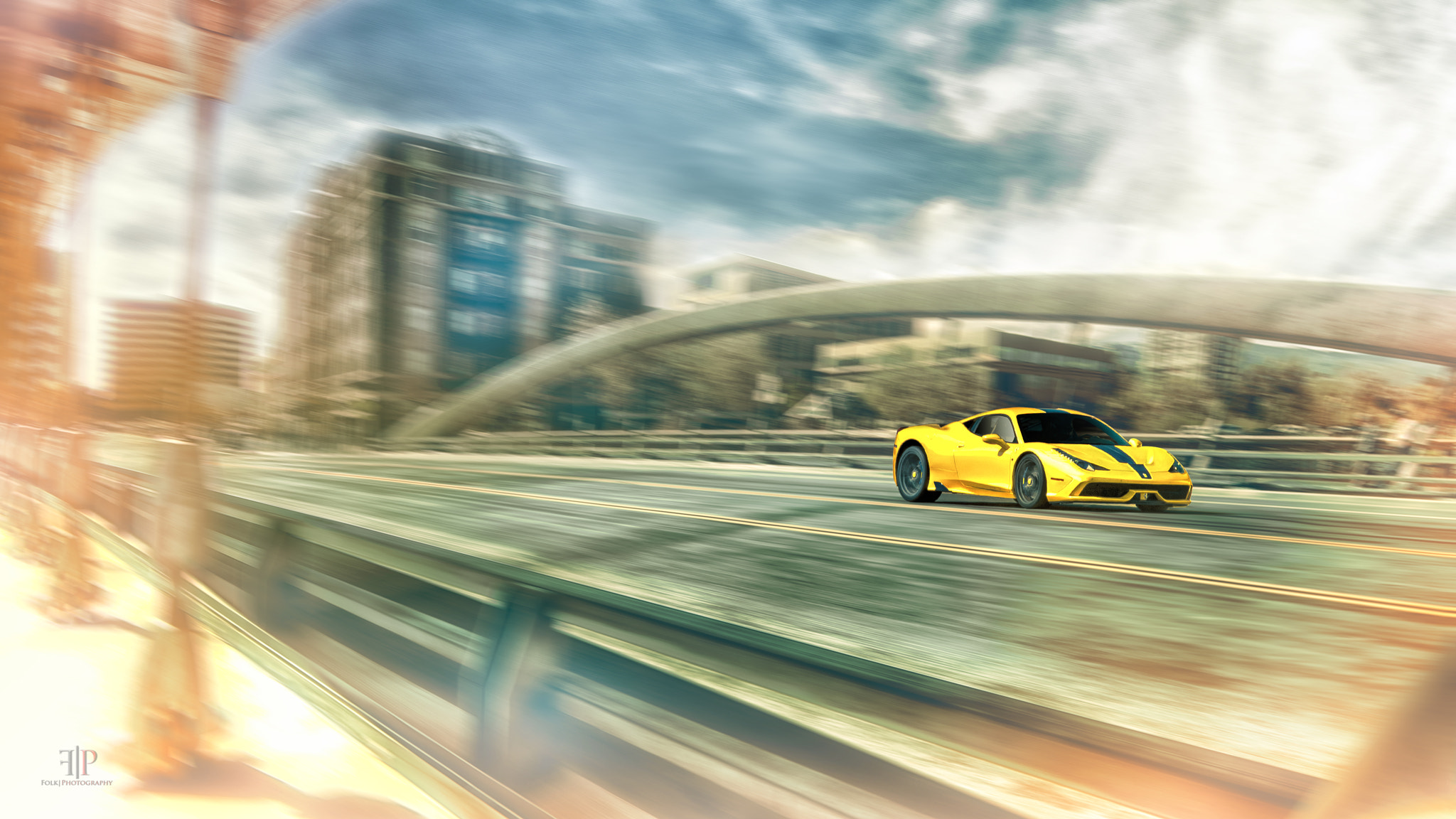 Nikon D3000 sample photo. Ferrari 458 speciale photography