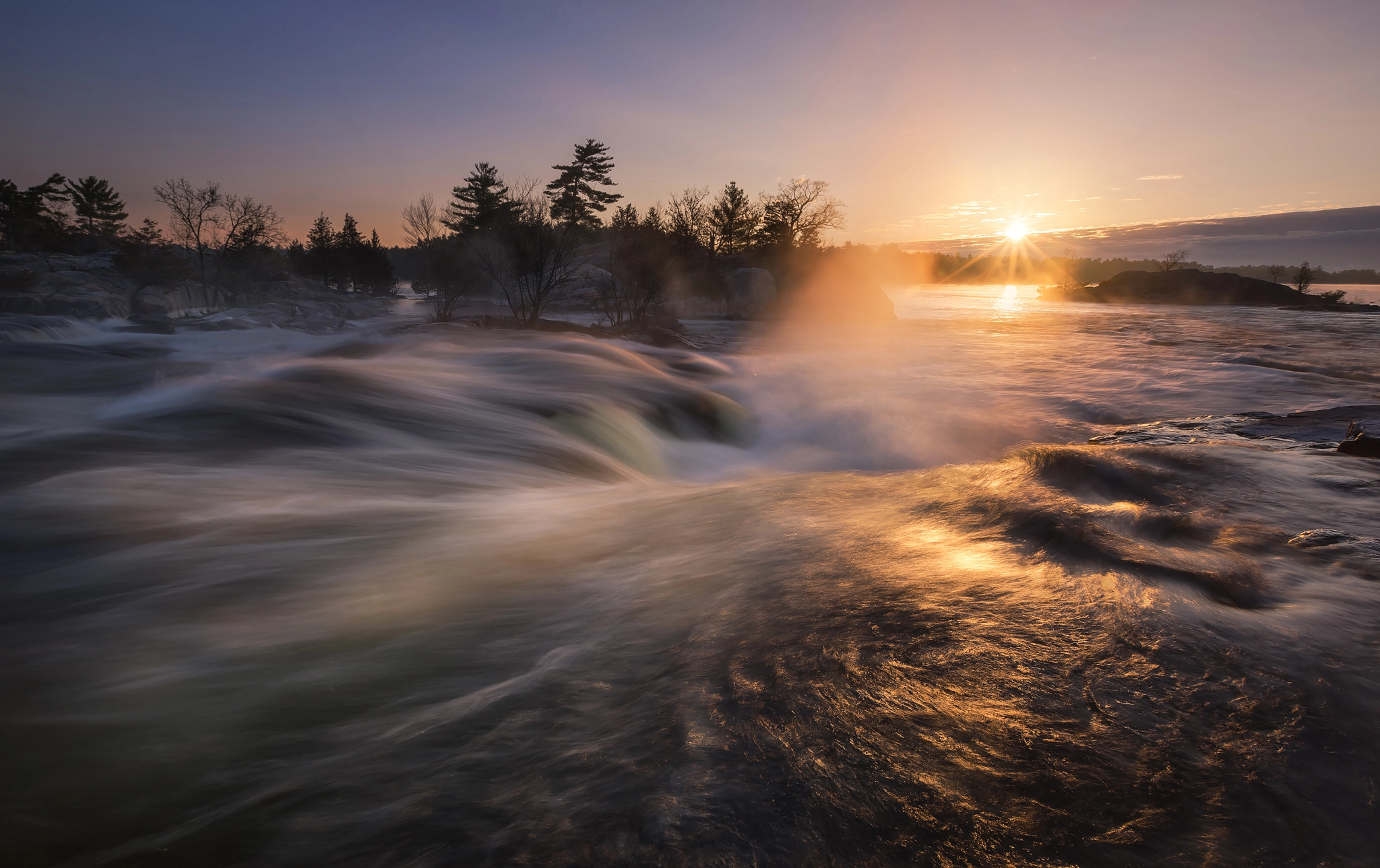 Sony a7R + Canon EF 16-35mm F2.8L II USM sample photo. Burleigh falls photography