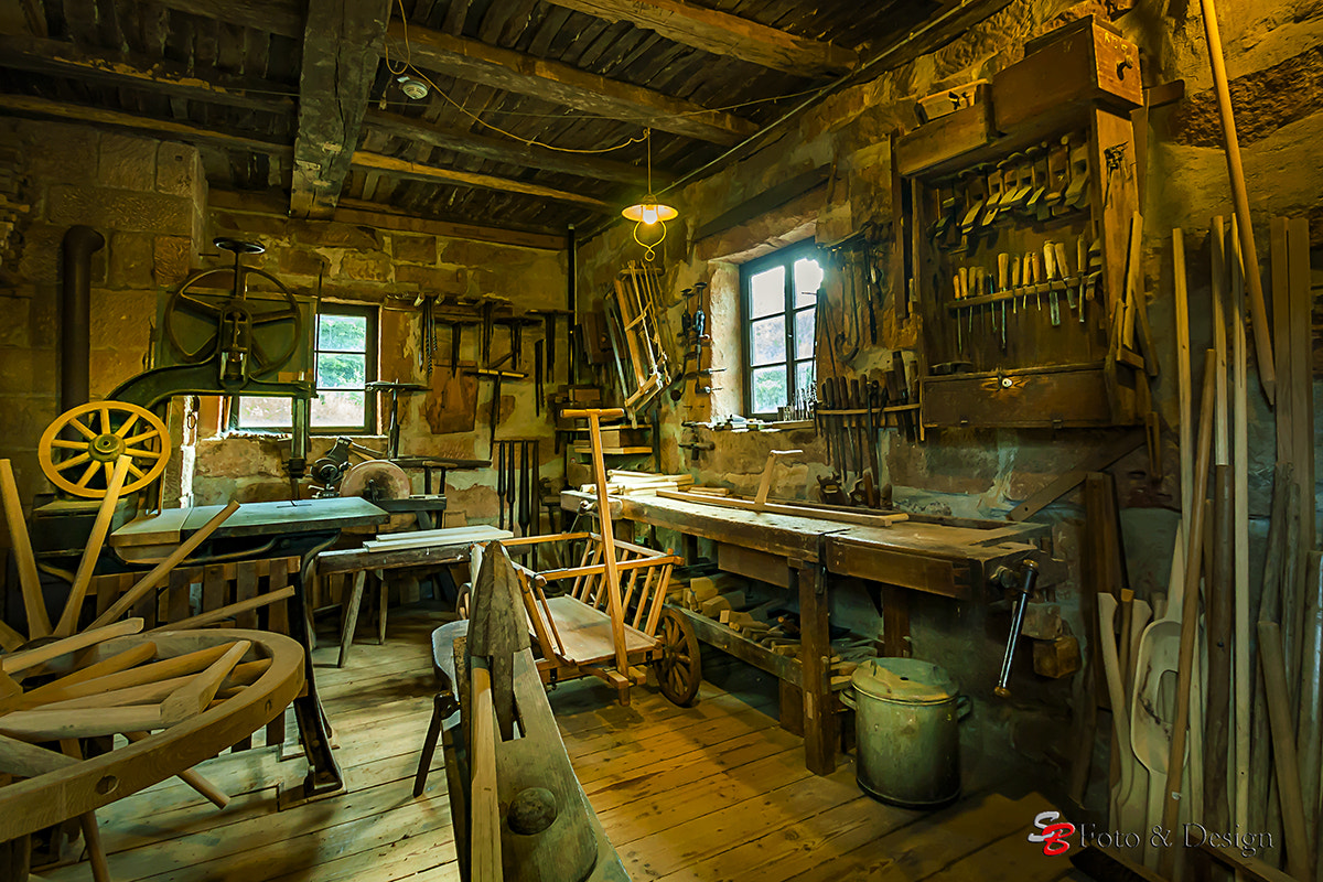 Sigma 10-20mm F3.5 EX DC HSM sample photo. Schreinerwerkstatt photography