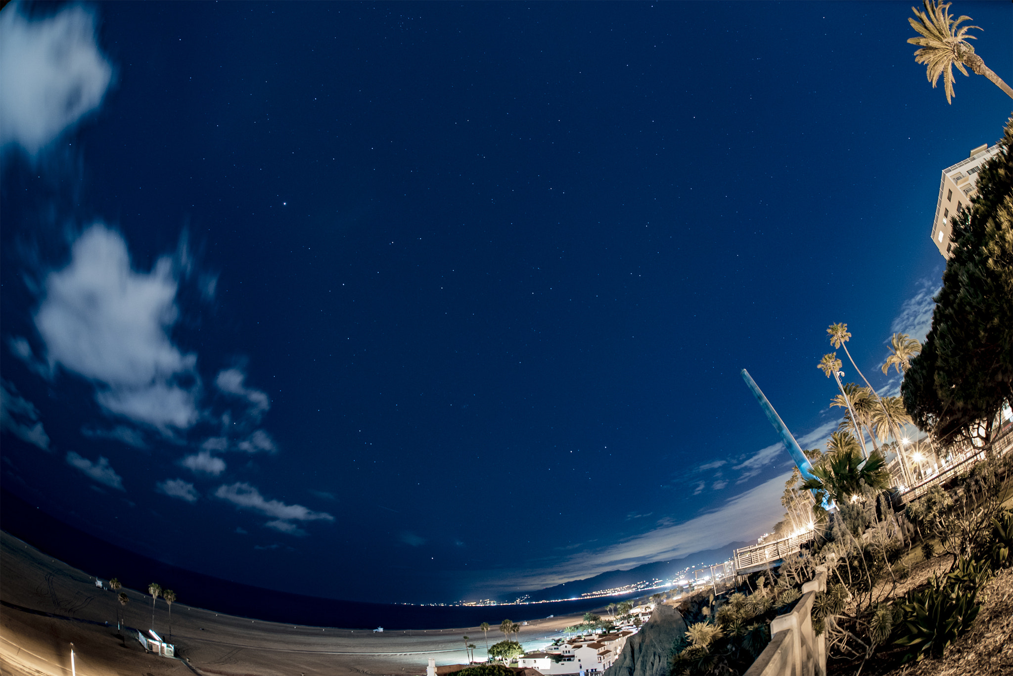 Nikon D750 + Sigma 15mm F2.8 EX DG Diagonal Fisheye sample photo. Learning light pollution photography