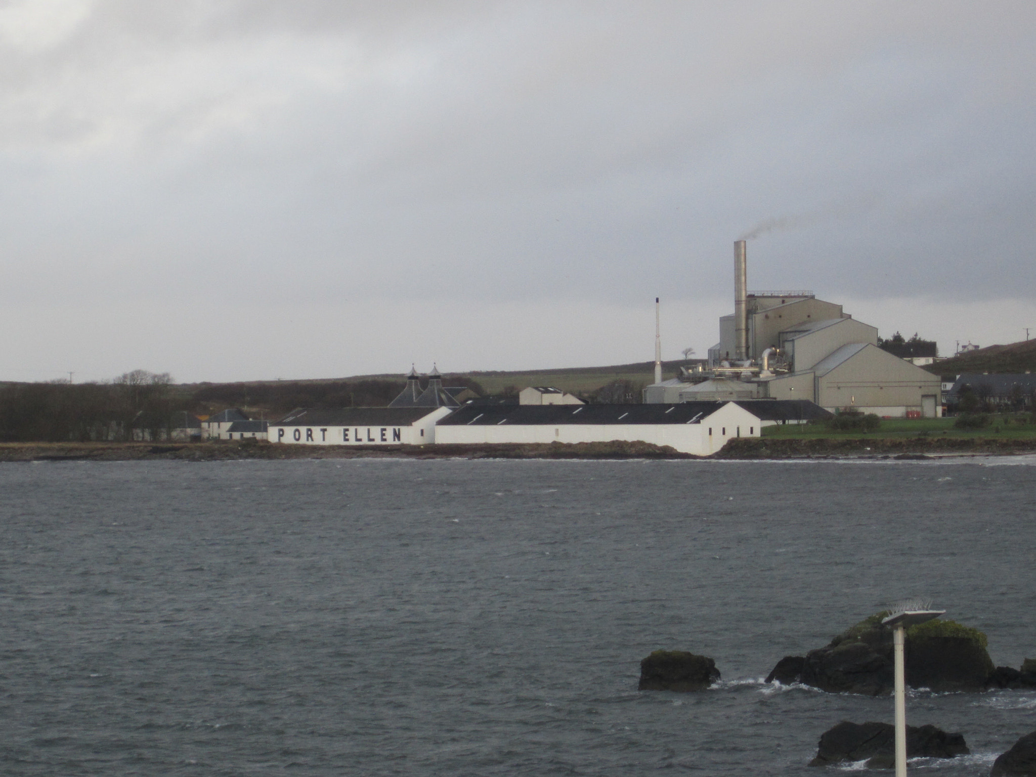 Canon PowerShot SD1400 IS (IXUS 130 / IXY 400F) sample photo. Port ellen distillery scotland photography