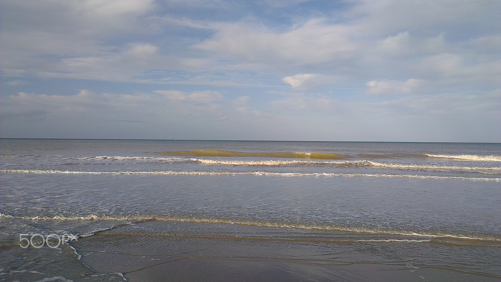 HTC ONE X sample photo. The tide at sunset photography