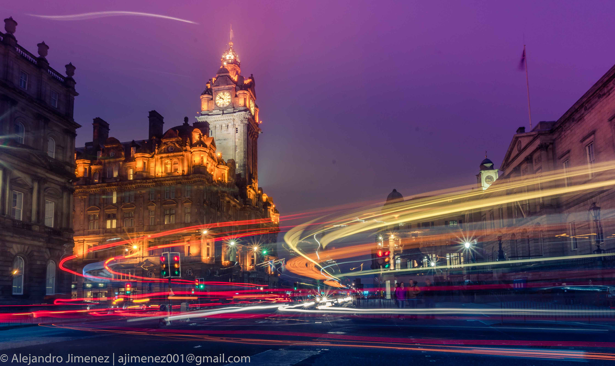 Sony a7R sample photo. Yesterday night coming back to hotel after meetings in edinburgh.... never miss a shot that you want photography