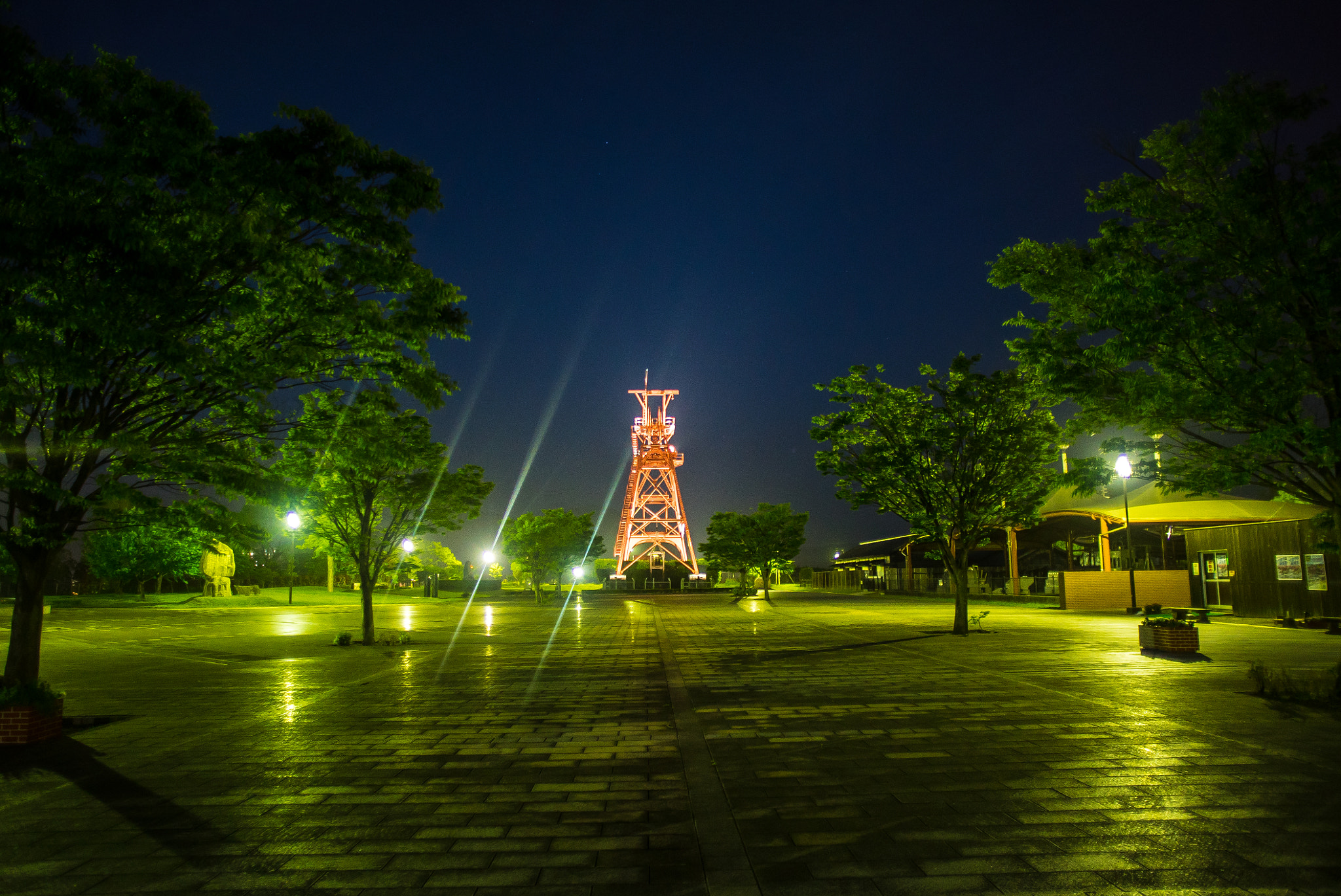 Sigma 24mm F1.8 EX DG Aspherical Macro sample photo. Coal mine tower photography