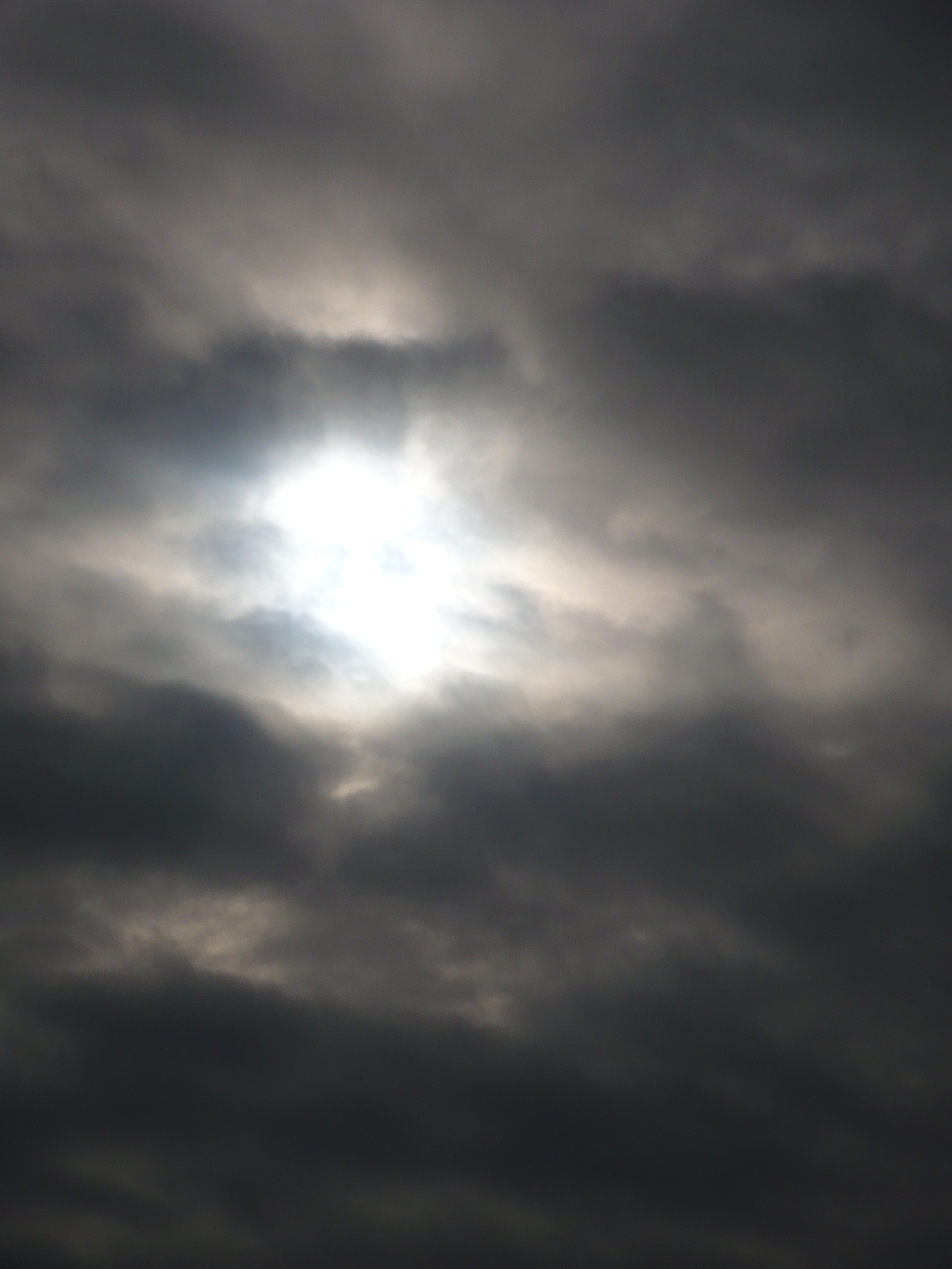 Panasonic DMC-LS60 sample photo. Cloudy sky with sun photography