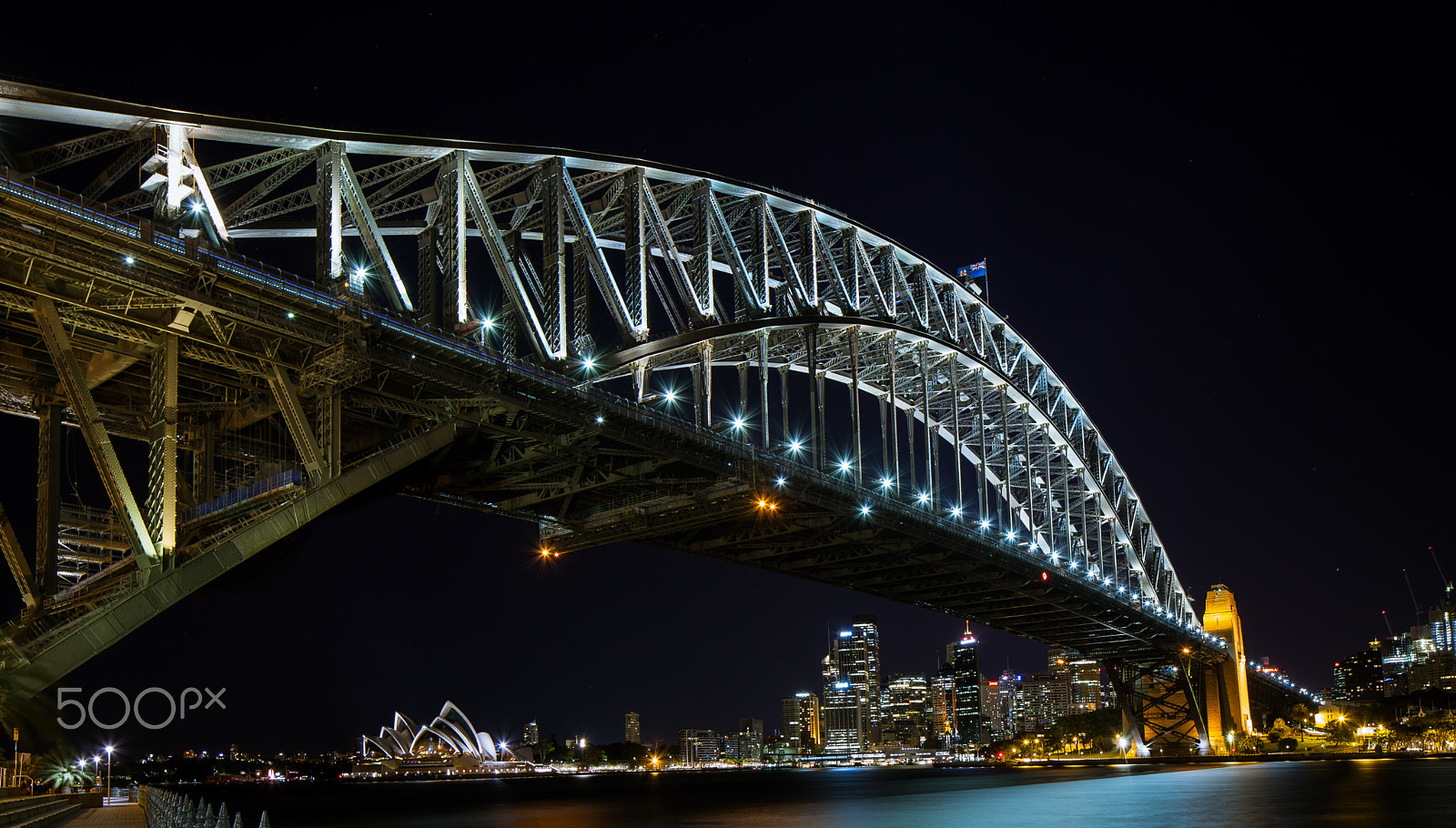 Canon EOS 5D Mark II + Canon TS-E 24.0mm f/3.5 L II sample photo. Sydney harbor bridge photography