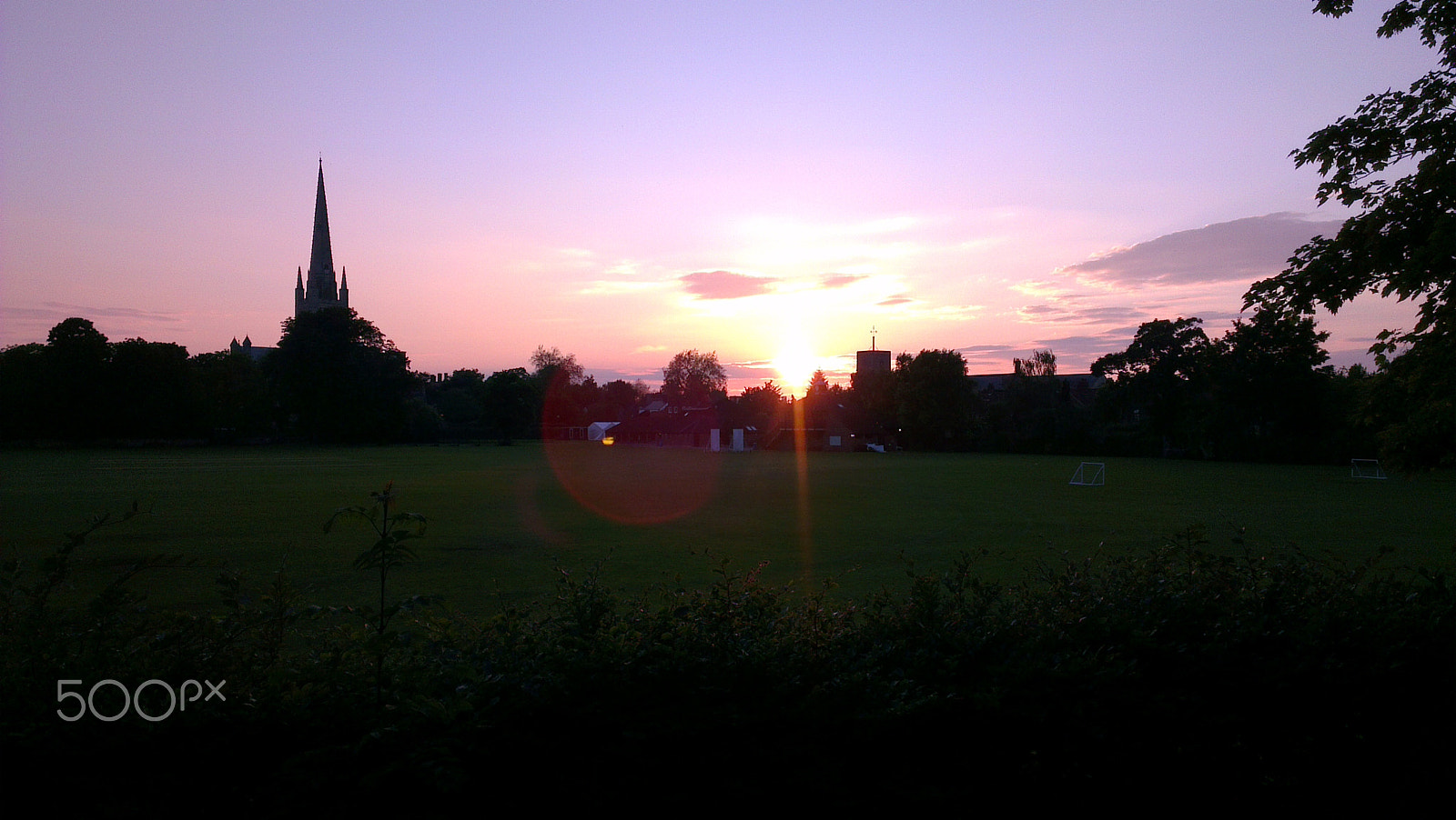 HTC ONE X sample photo. Sunset flare photography