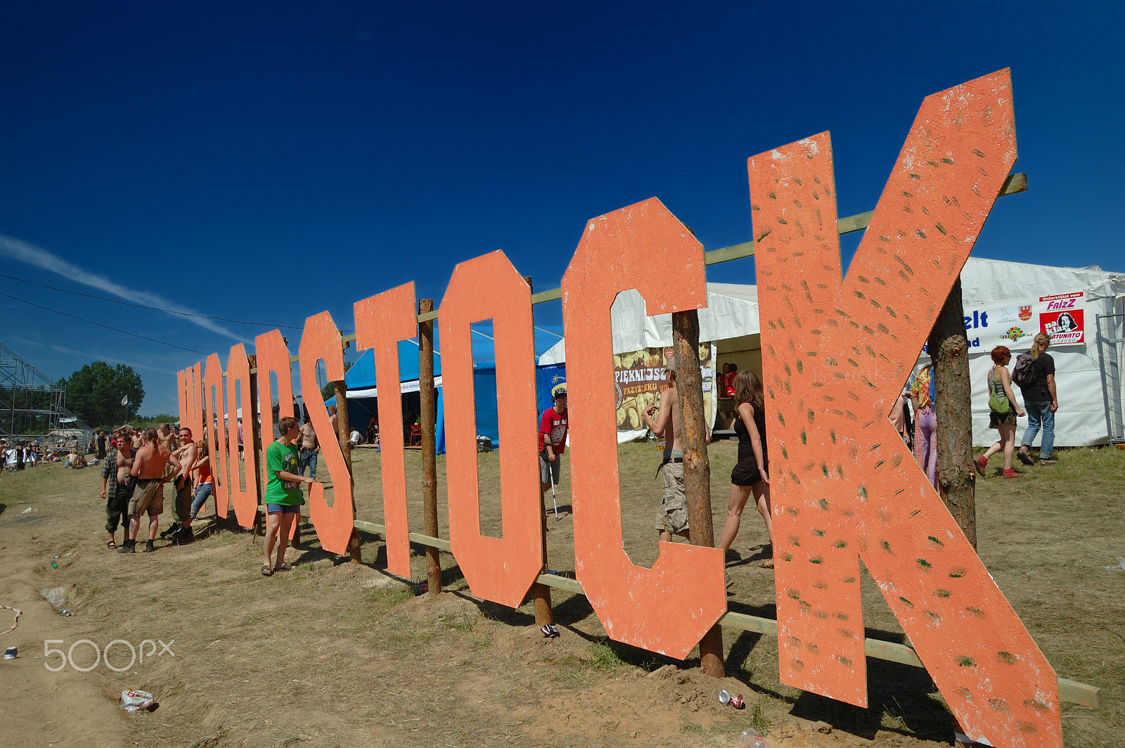 Nikon D70s sample photo. Woodstock festival poland photography