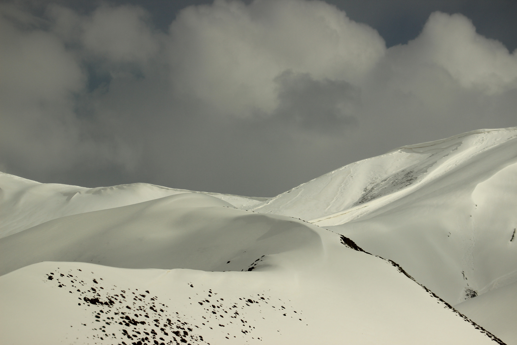 Canon EF 55-200mm F4.5-5.6 II USM sample photo. Snow photography