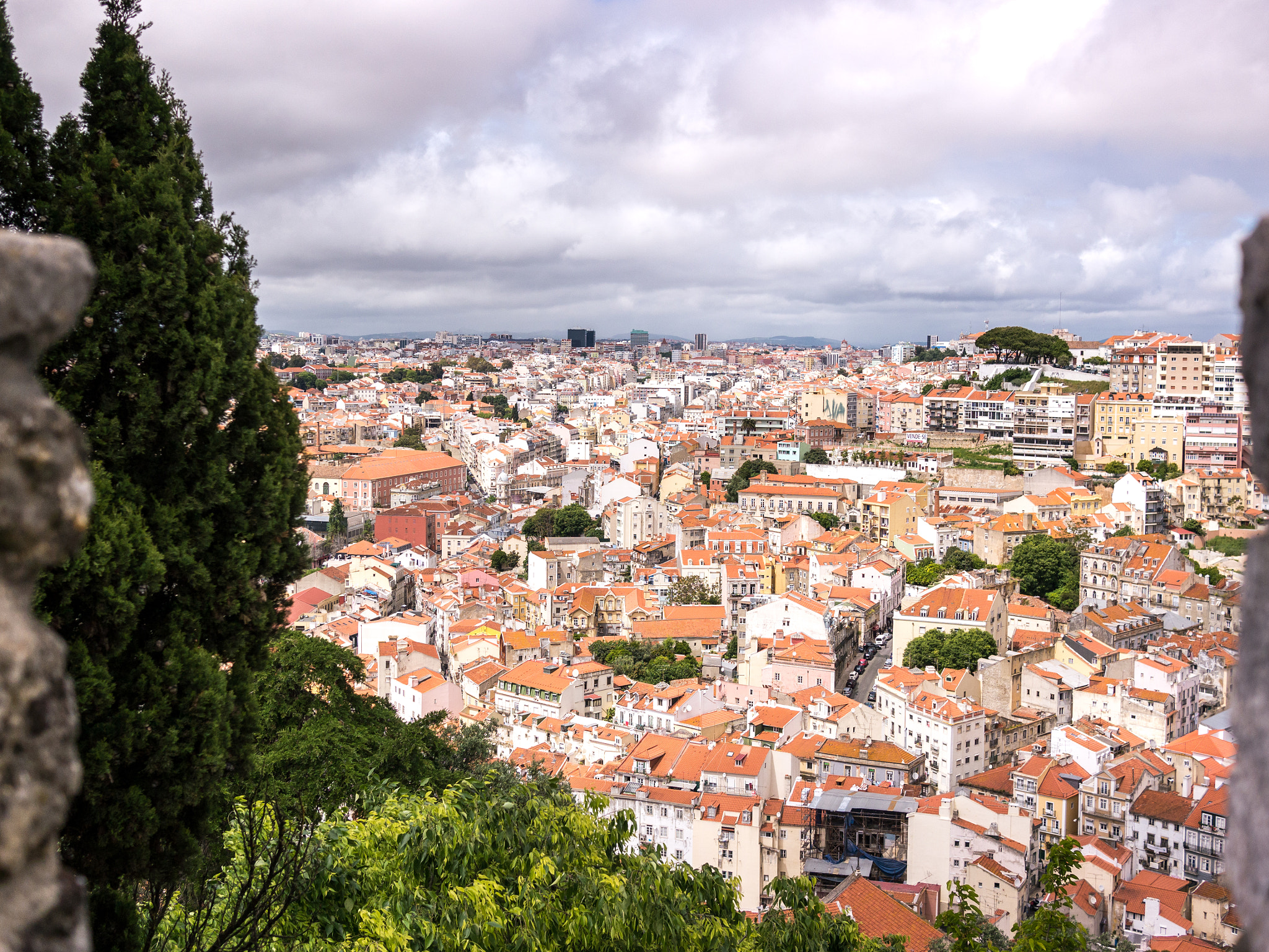 Panasonic Lumix DMC-G5 + Panasonic Lumix G 20mm F1.7 ASPH sample photo. Lisbon from the castle photography