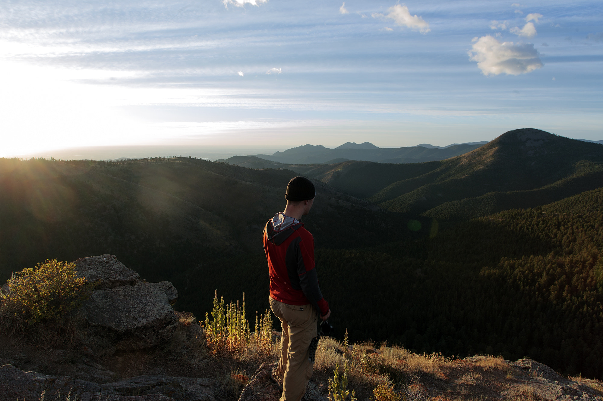 Canon EOS-1D Mark II N sample photo. Rocky mountain sunrise photography