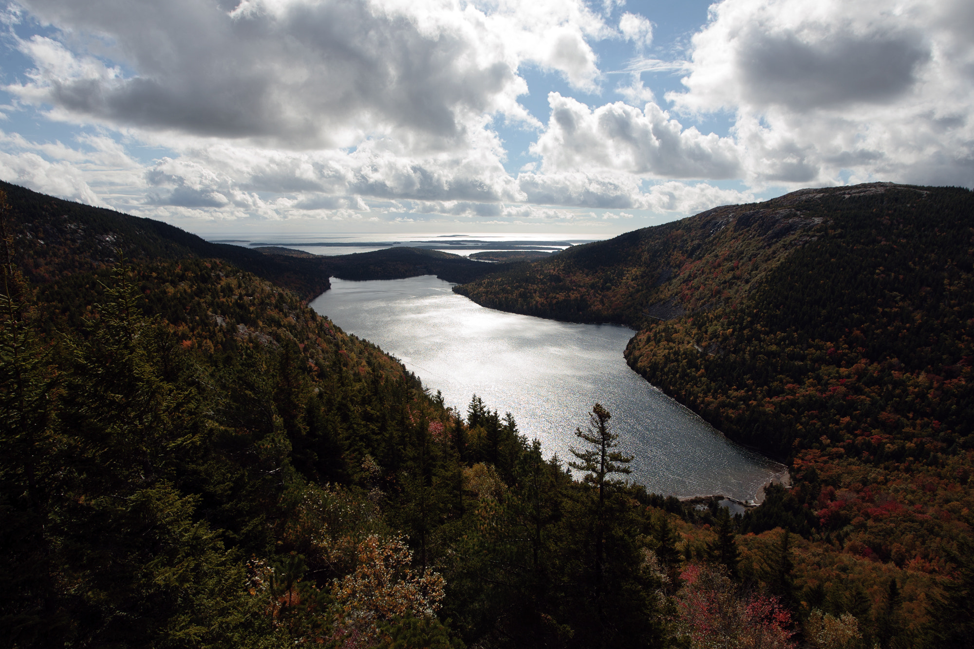 Canon EOS-1D Mark II N sample photo. Jordan pond photography