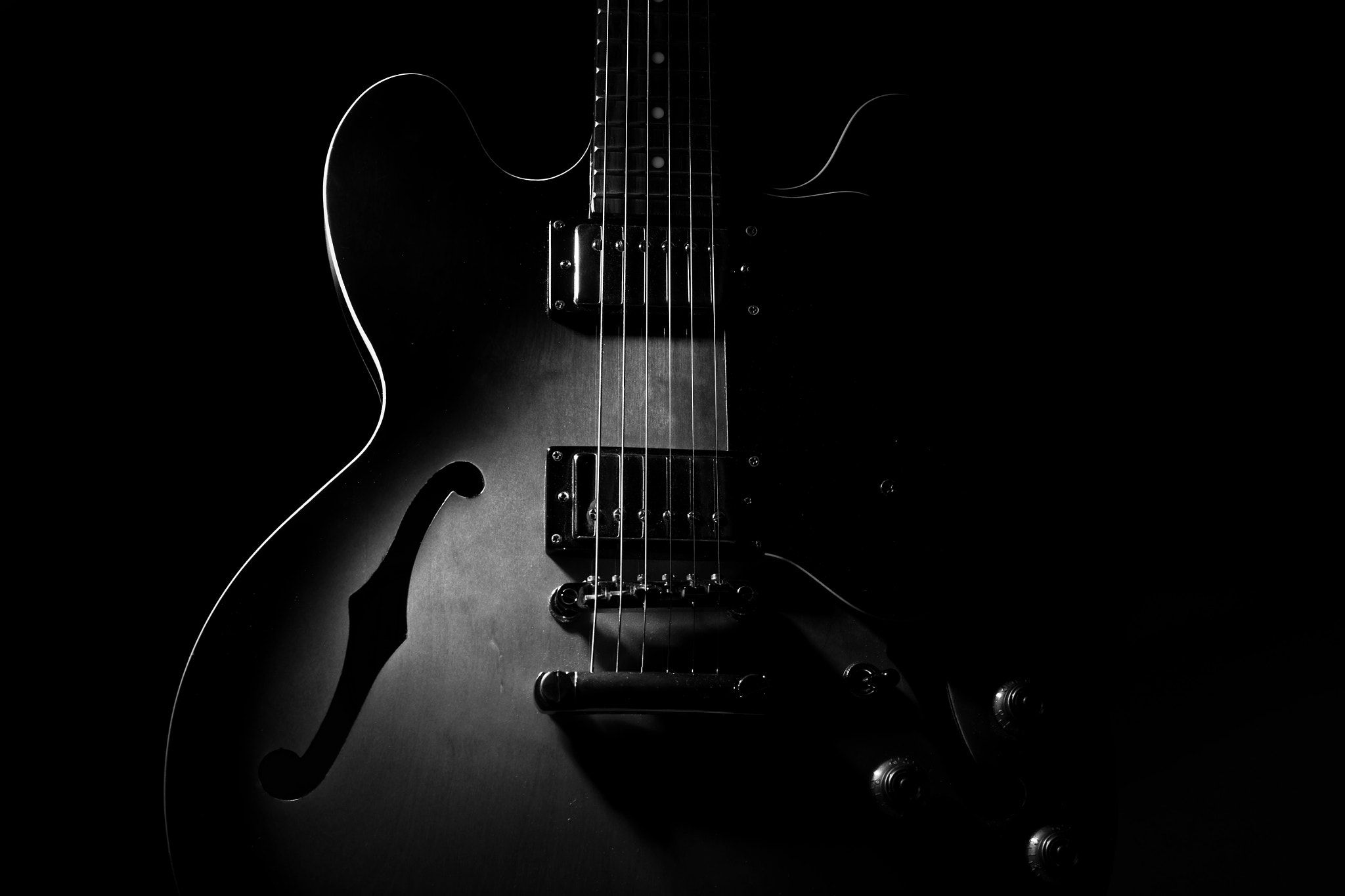 Canon EOS 50D + Canon EF 50mm F2.5 Macro sample photo. Guitar photography
