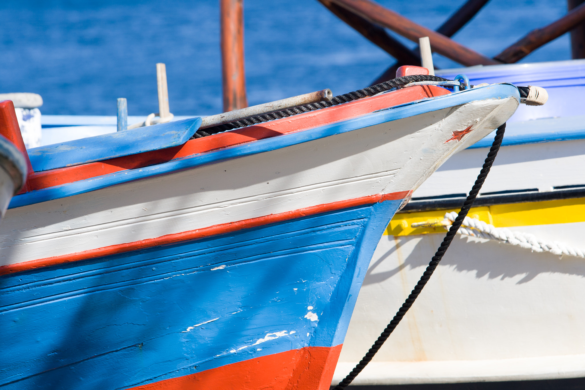 Canon EF 70-200mm F2.8L USM sample photo. Colorful boat photography
