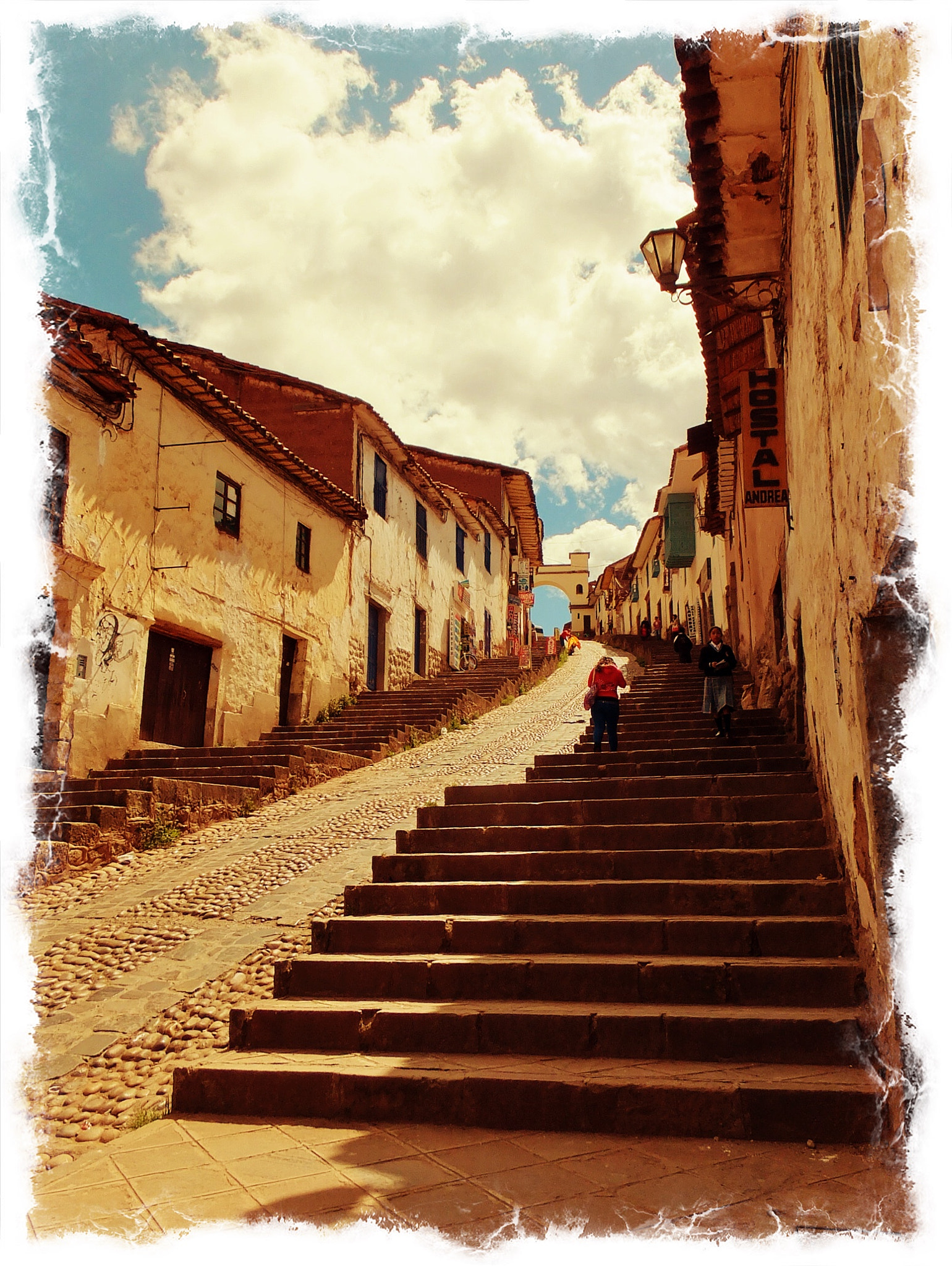 Fujifilm FinePix F770EXR (FinePix F775EXR) sample photo. Steps of cusco. photography