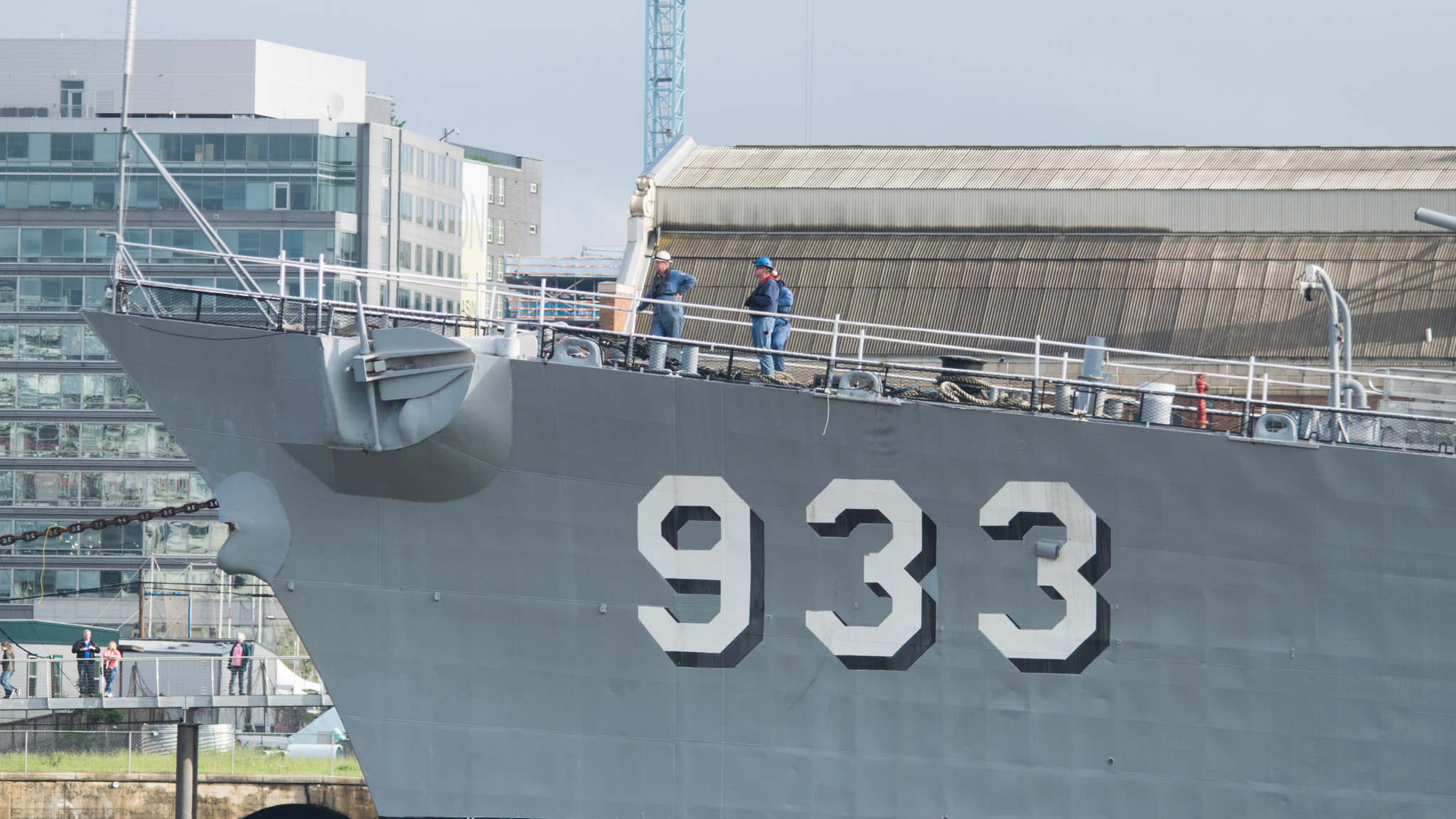 Sigma 150-500mm F5-6.3 DG OS HSM sample photo. Uss barry (dd-933) departs washington dc photography