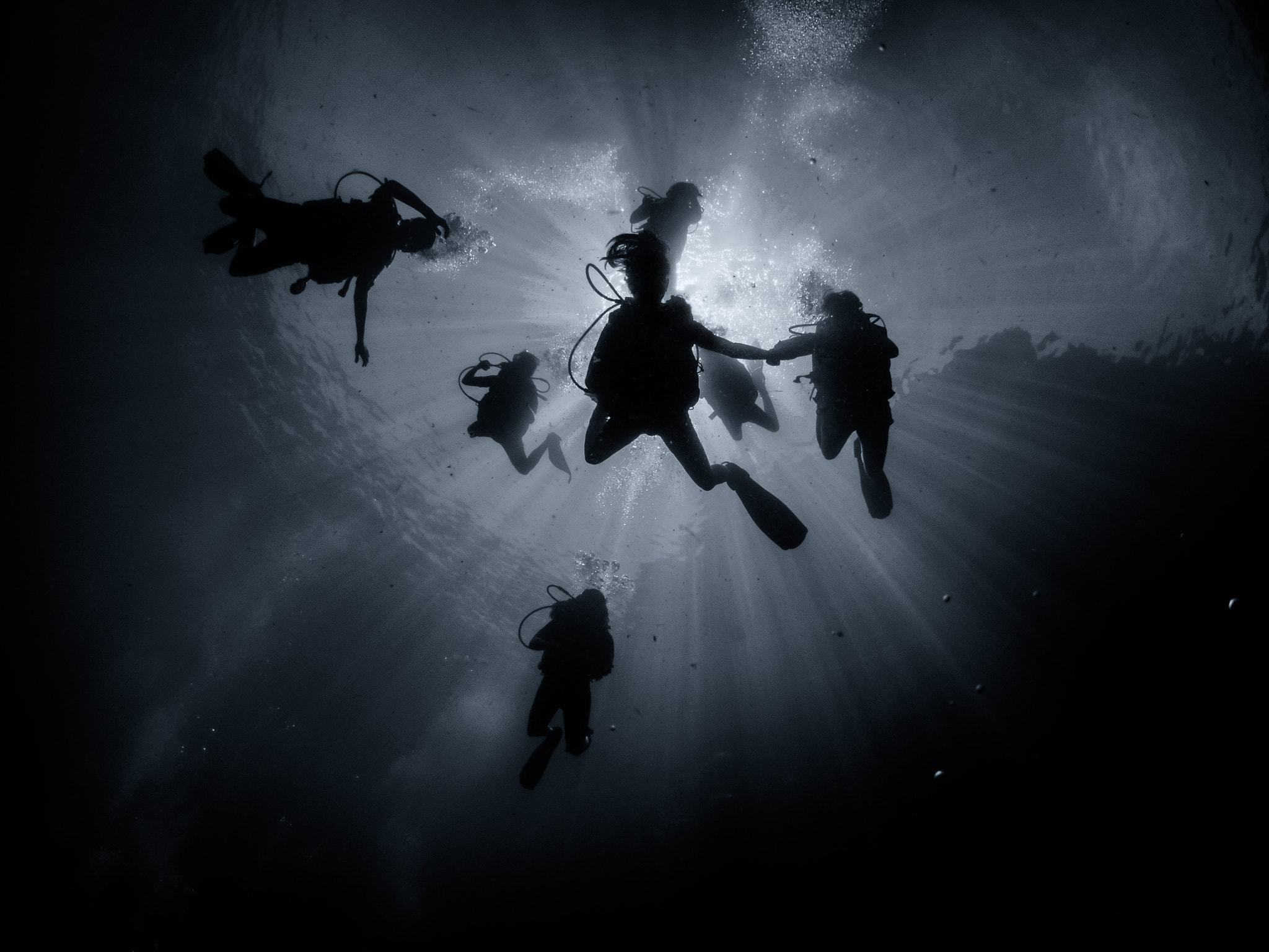 Olympus OM-D E-M5 + LUMIX G FISHEYE 8/F3.5 sample photo. Diving thailand photography
