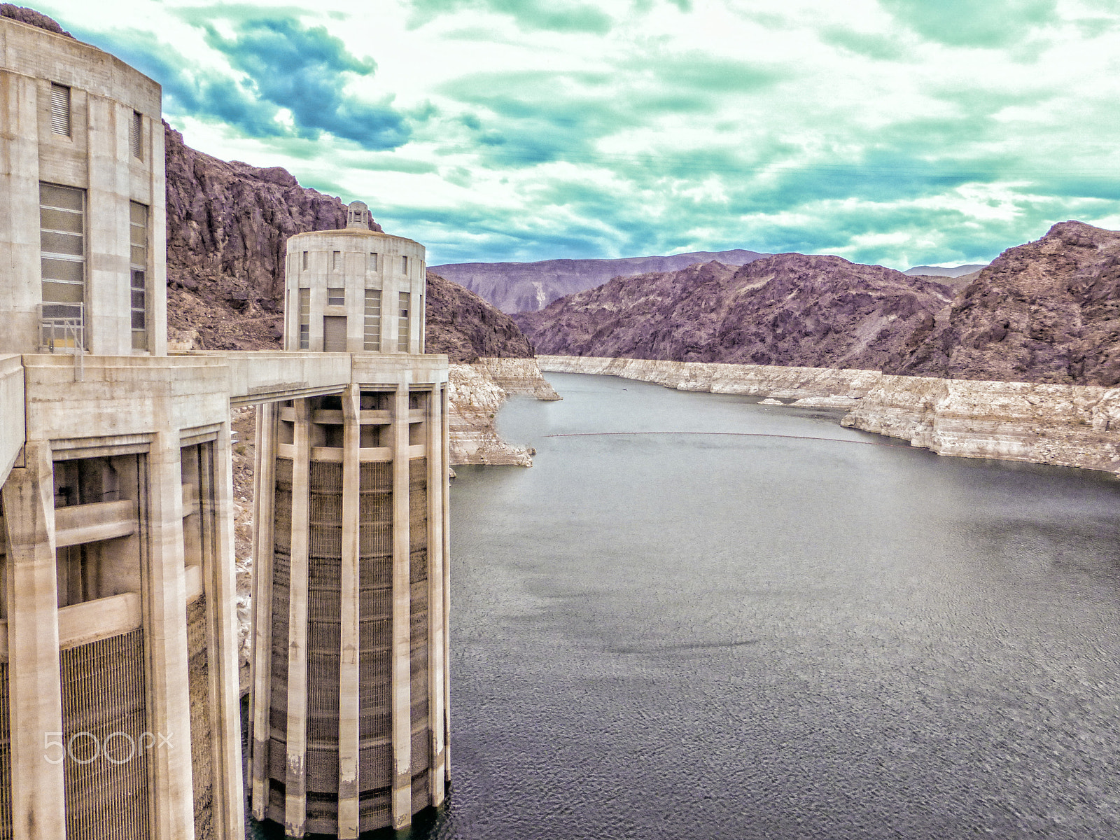 Panasonic Lumix DMC-ZS25 (Lumix DMC-TZ35) sample photo. Hoover dam lake mead photography