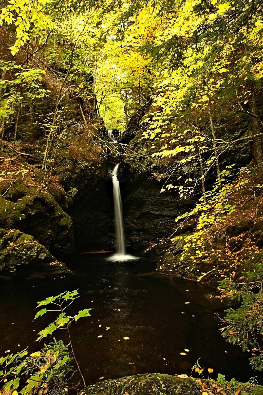 Canon EF 22-55mm f/4-5.6 USM sample photo. Mccarthy gulch falls photography