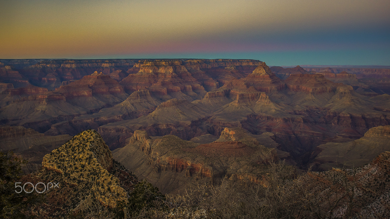 Sony a7 + Canon EF 17-40mm F4L USM sample photo. Grand canyon photography
