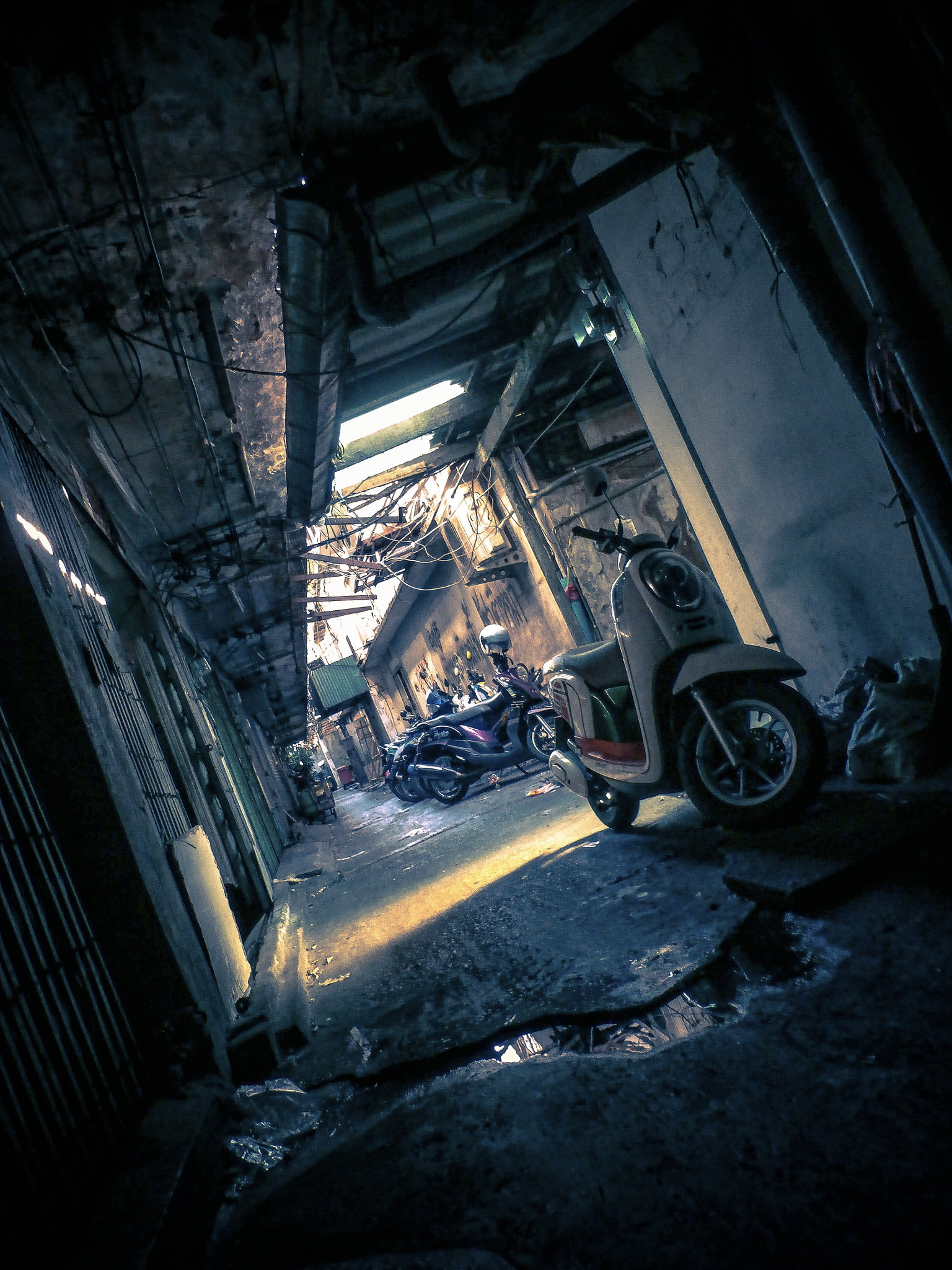 Olympus SZ-15,DZ-100 sample photo. Samutprakarn back street - 2 photography