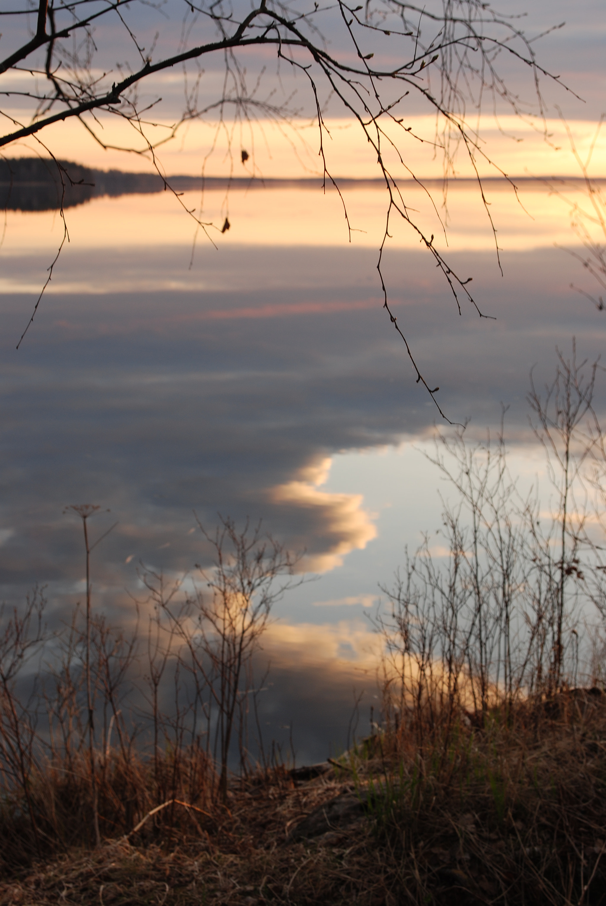 AF Zoom-Nikkor 28-105mm f/3.5-4.5D IF sample photo. Lake porovesi sunset photography