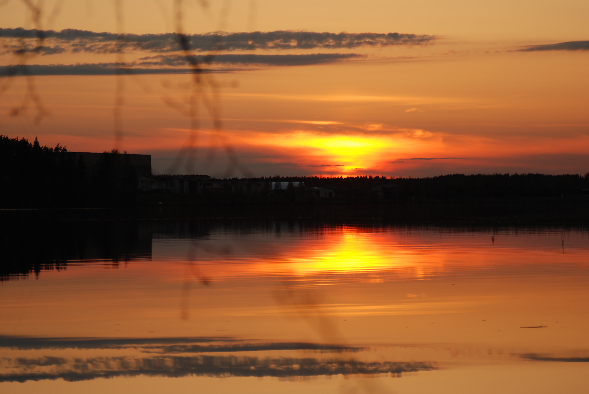 AF Zoom-Nikkor 28-105mm f/3.5-4.5D IF sample photo. Lake porovesi sunset photography