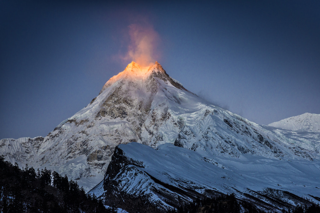 Golden Hour at Manaslu by Sajid Ahmed on 500px.com