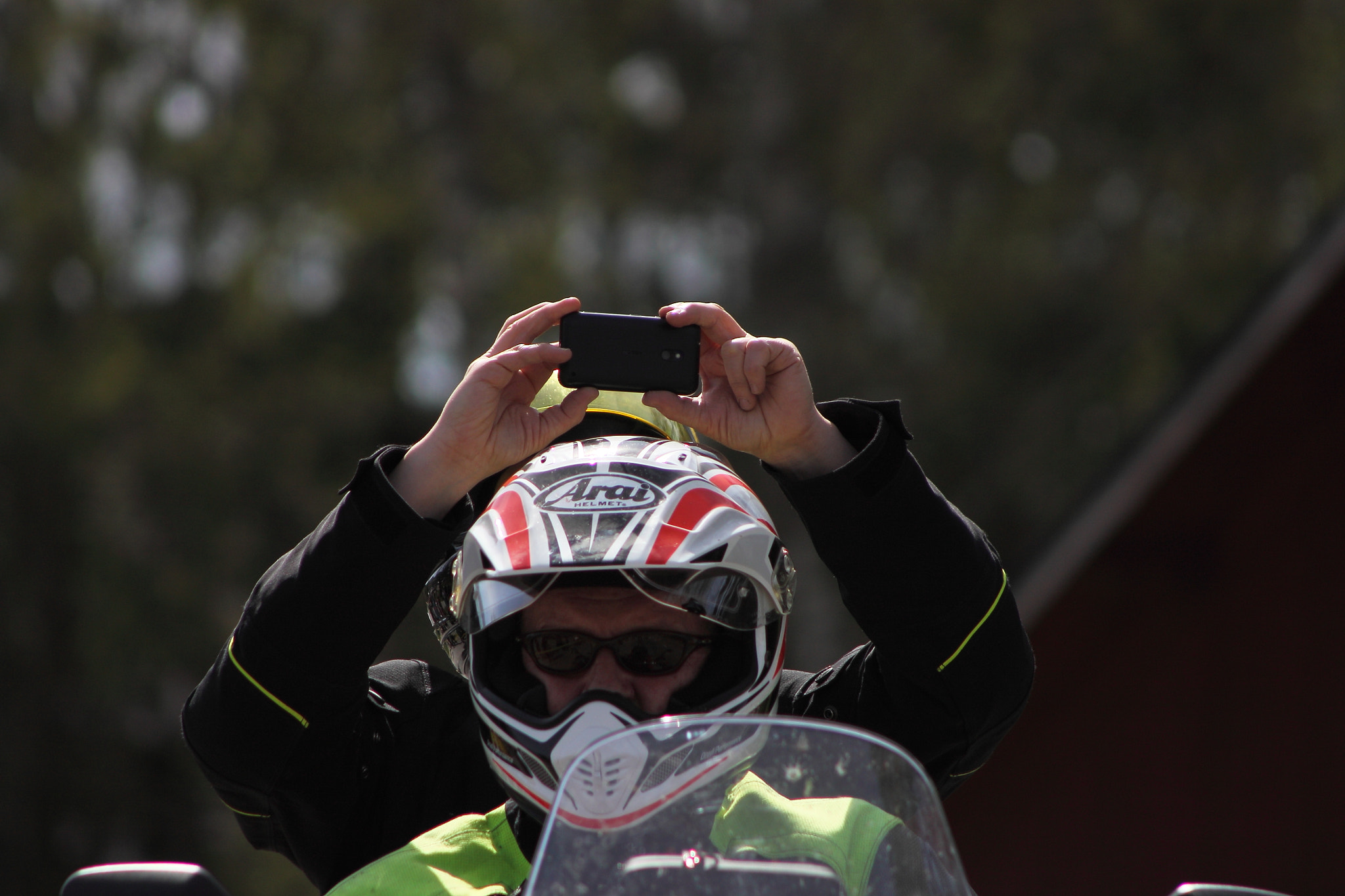 Canon EF 90-300mm F4.5-5.6 sample photo. Motorcycle church photography