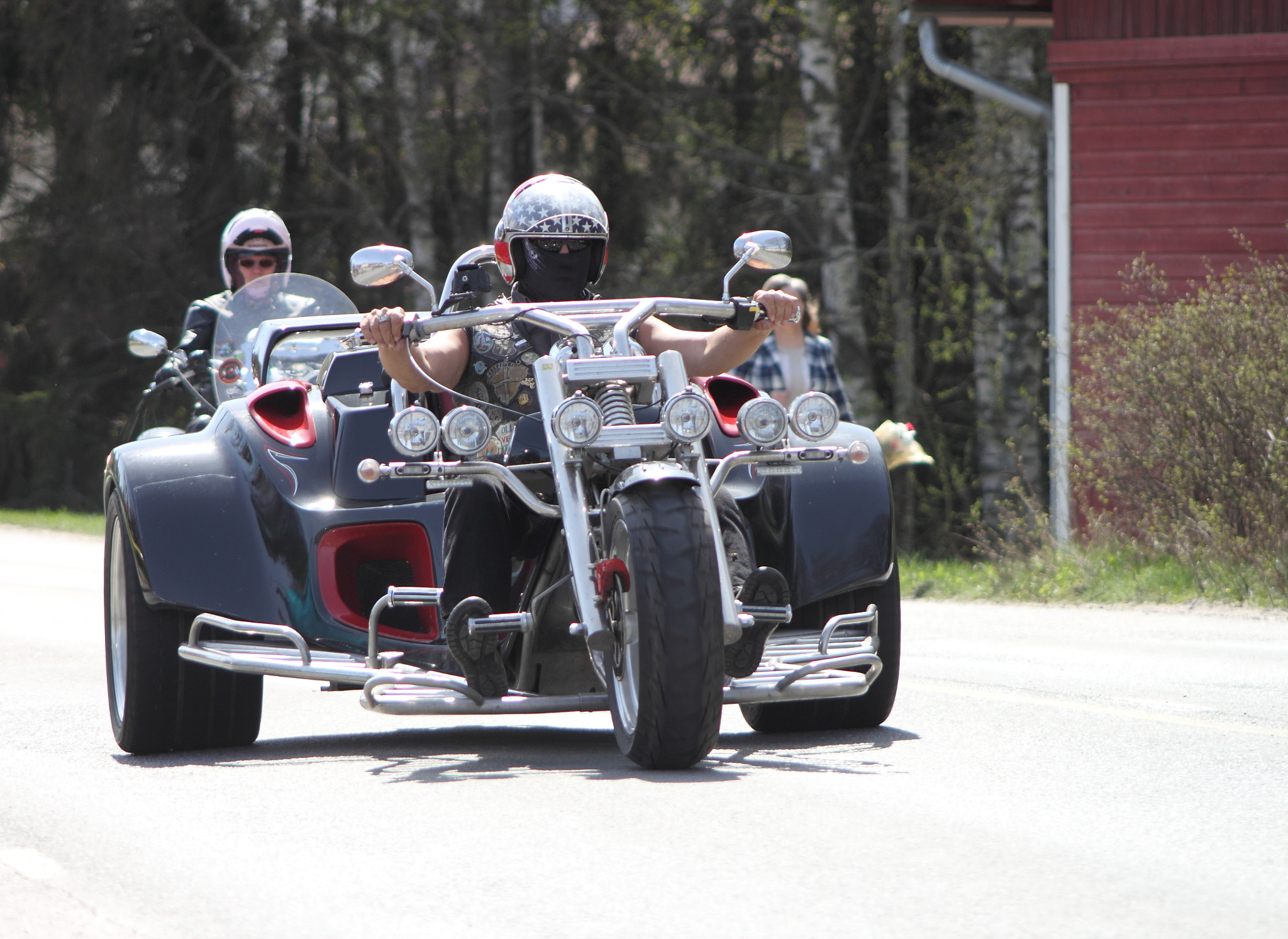 Canon EF 90-300mm F4.5-5.6 sample photo. Motorcycle church photography