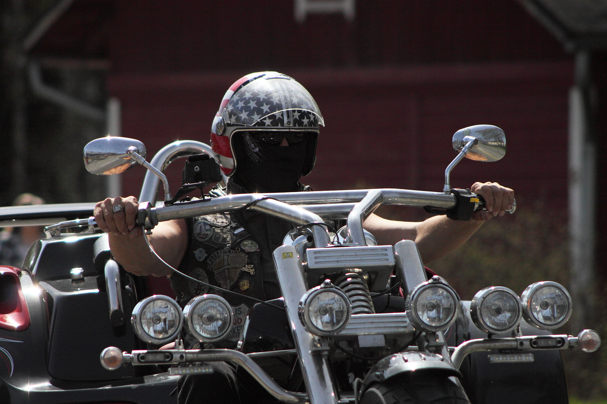 Canon EF 90-300mm F4.5-5.6 sample photo. Motorcycle church photography