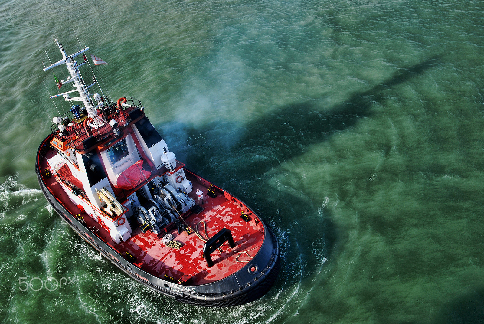 Nikon D80 sample photo. Towboat photography