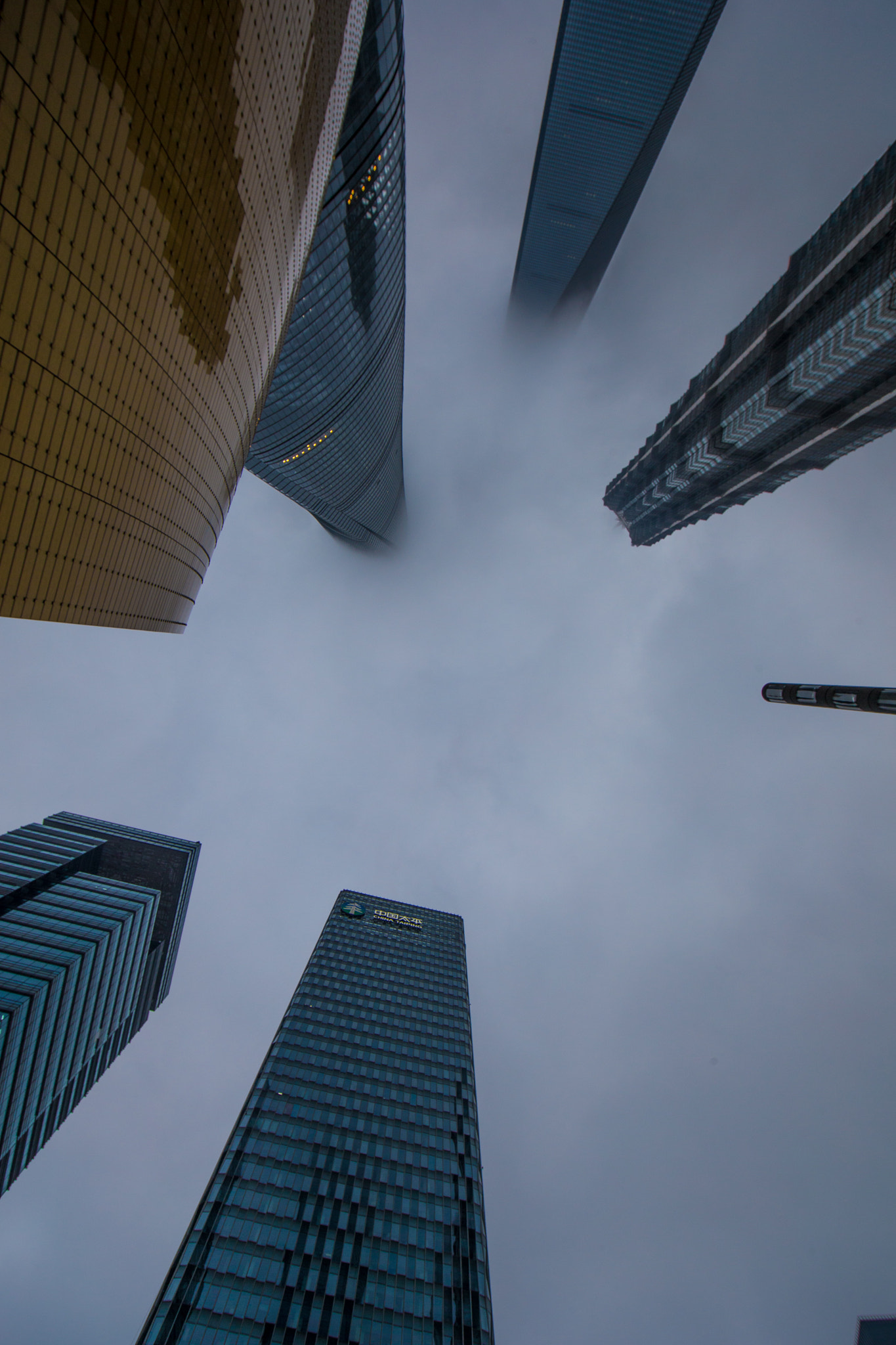 Canon EF 14mm F2.8L II USM sample photo. Giants-skyscrapers in shanghai photography