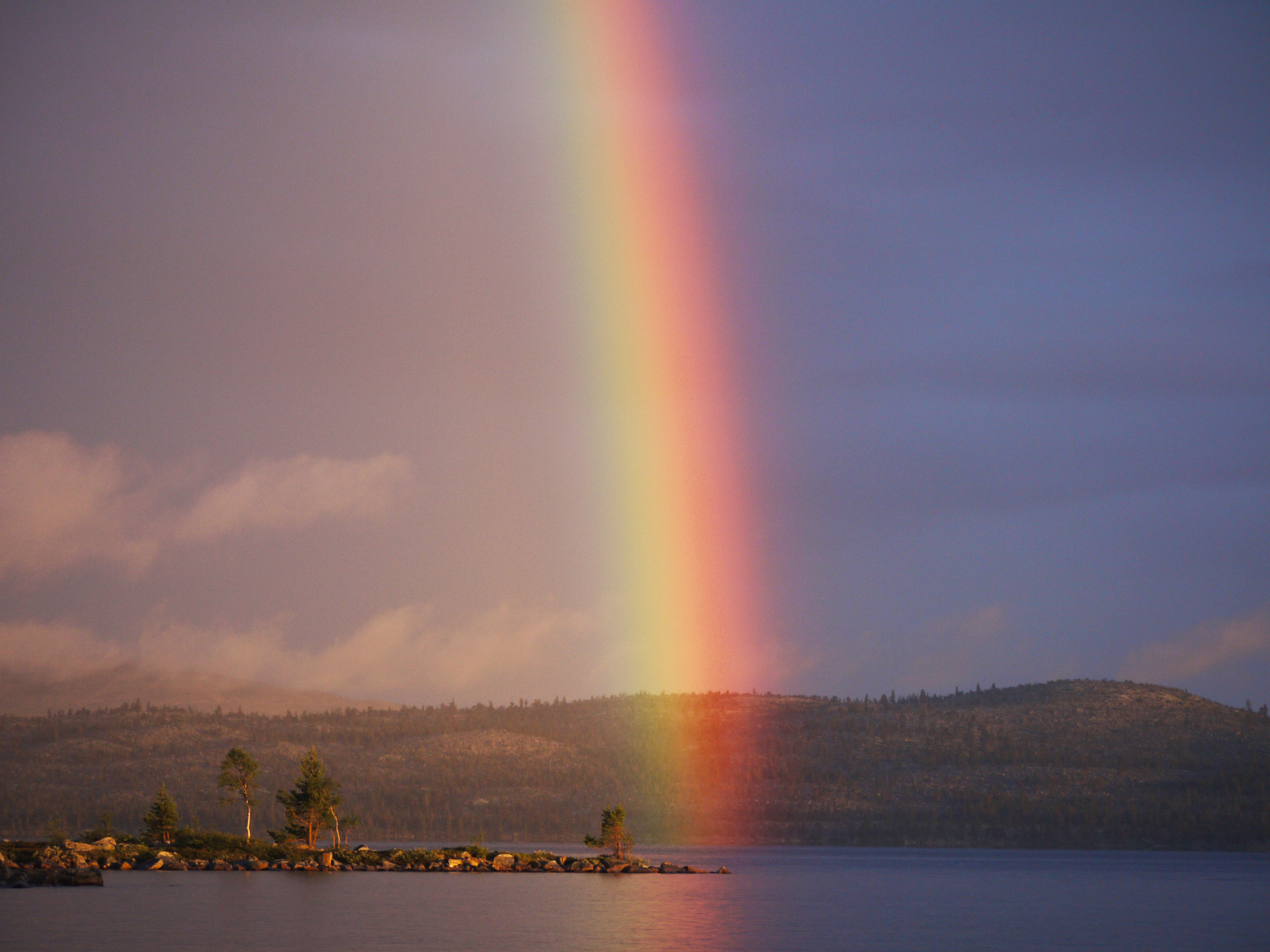 Panasonic Lumix G Vario 45-200mm F4-5.6 OIS sample photo. Rainbow in rogens photography