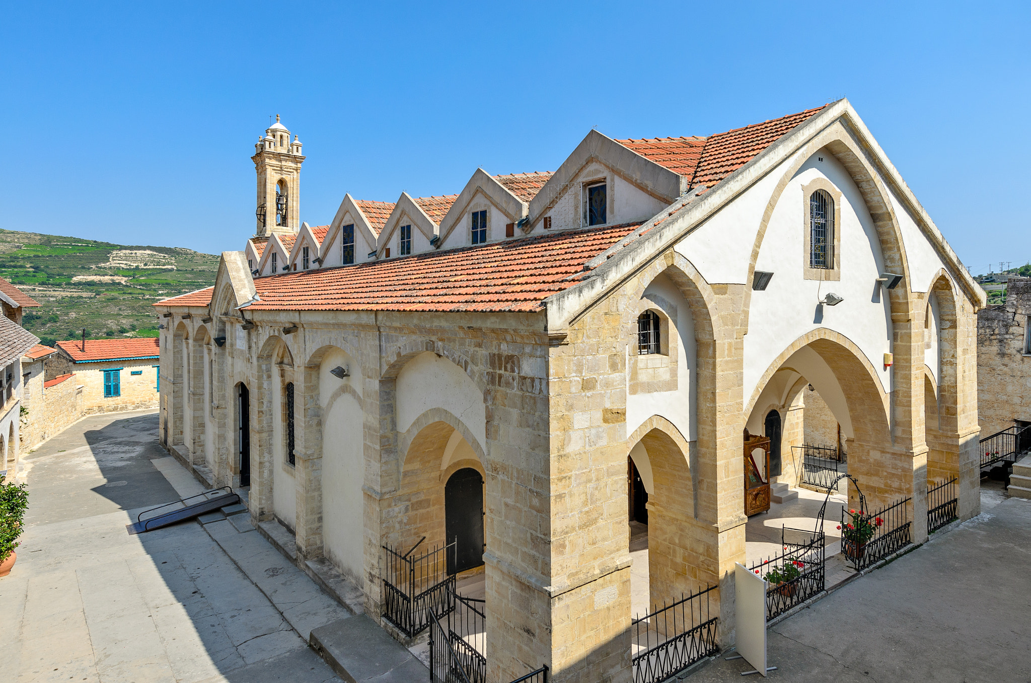 Nikon AF-S Nikkor 14-24mm F2.8G ED sample photo. Church in cyprus orthodox monastery photography