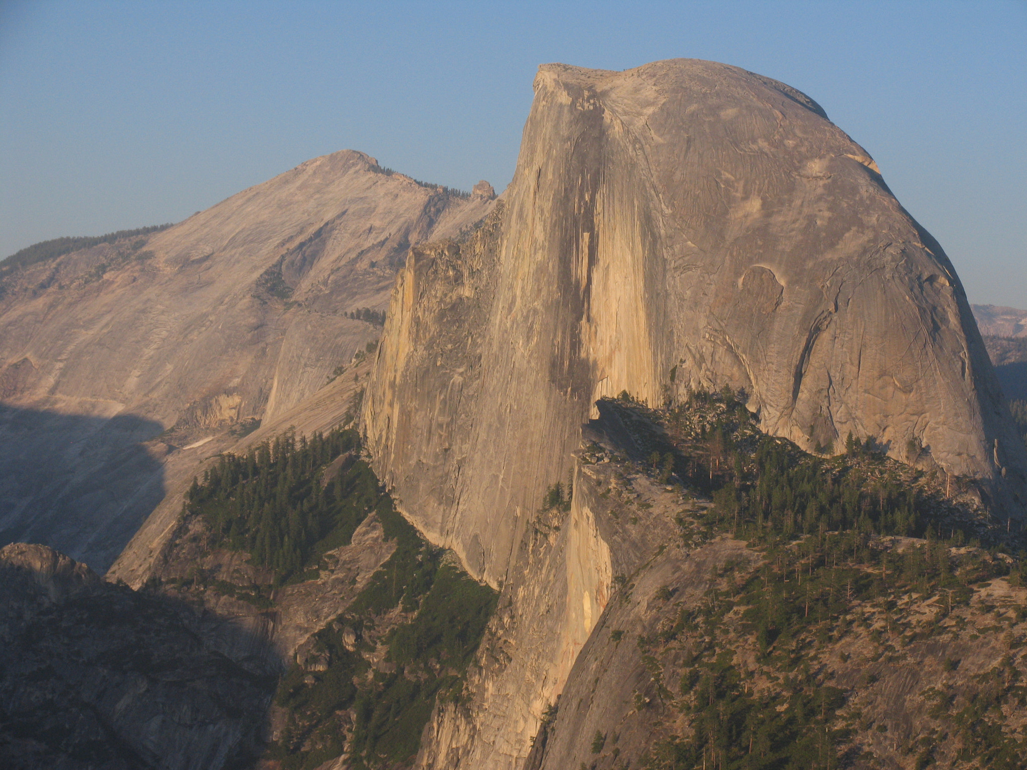 Canon POWERSHOT PRO1 sample photo. Half dome seen by glacier point photography