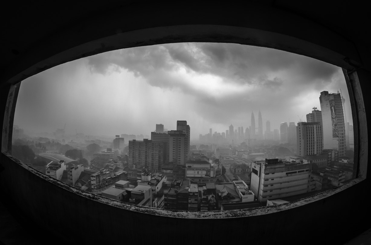 Samyang 8mm F3.5 Aspherical IF MC Fisheye sample photo. After a storm comes a calm photography