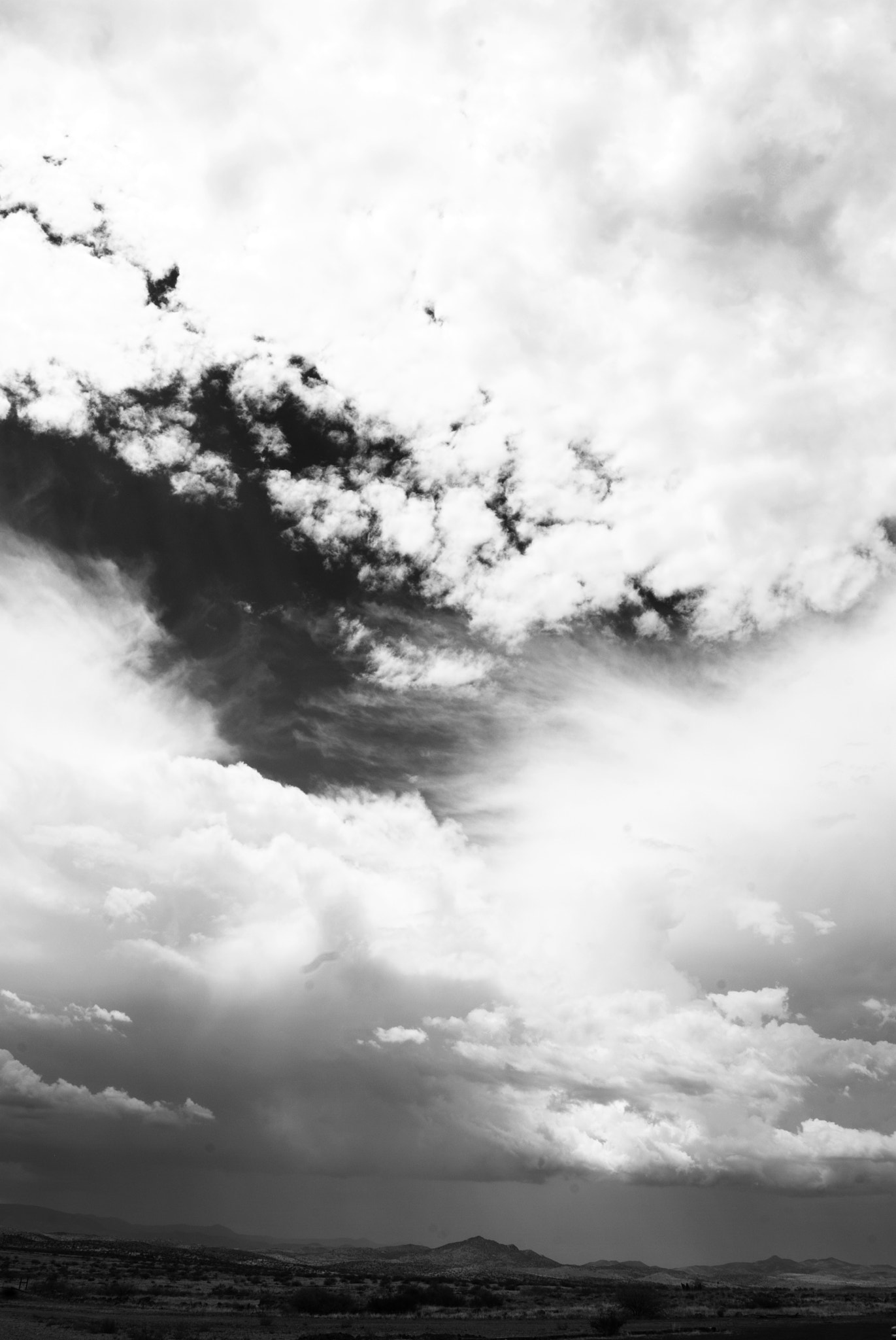 Nikon D200 sample photo. Desert sky photography