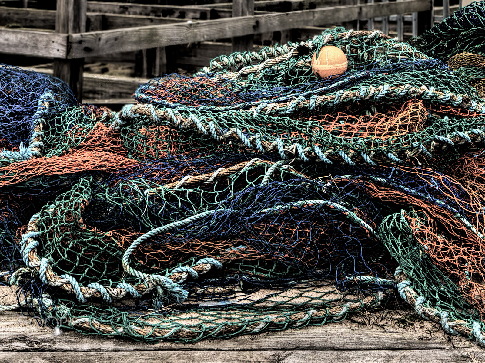 Canon TS-E 24.0mm f/3.5 L II sample photo. Fisherman's nets photography