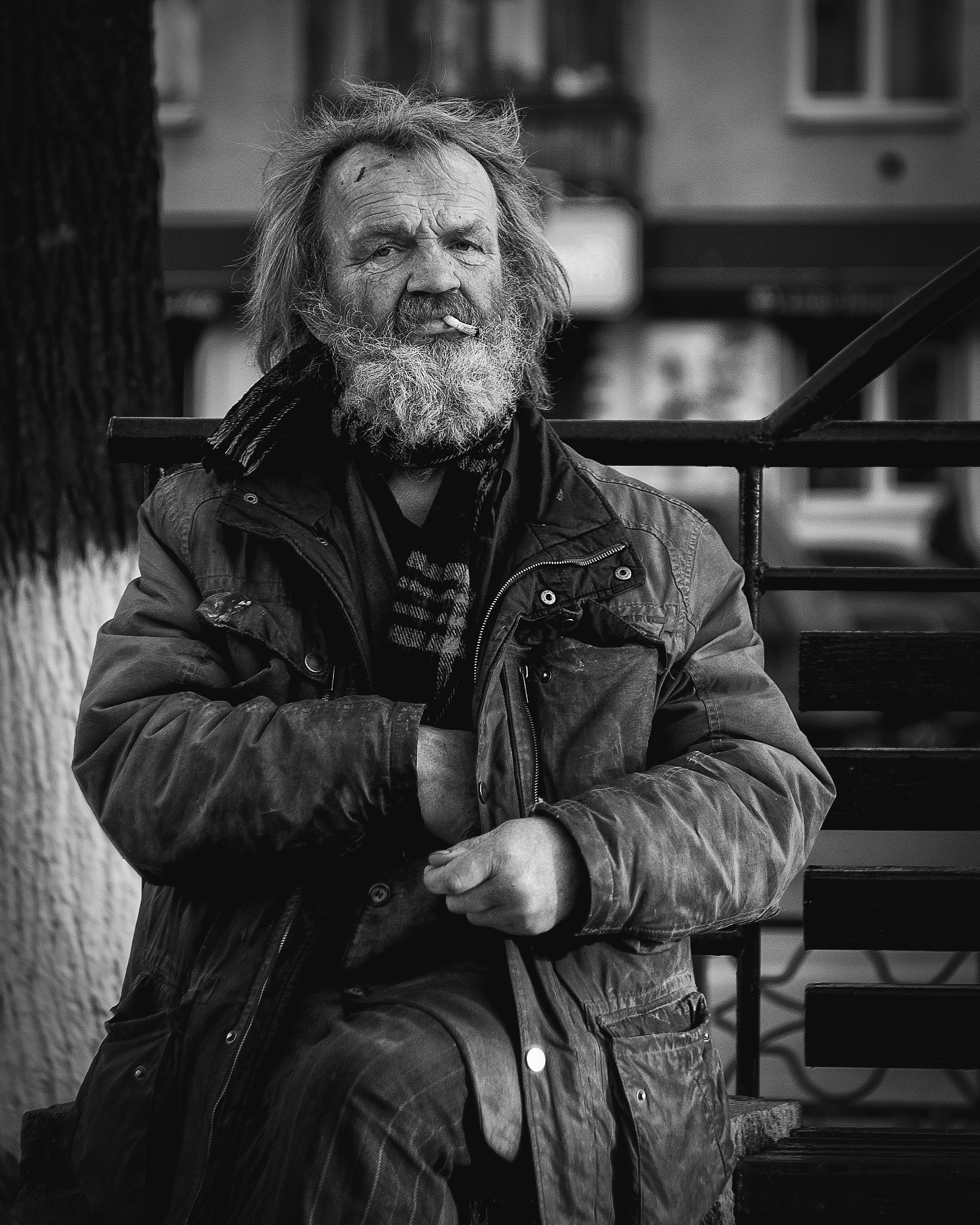 Canon EF 35-80mm f/4-5.6 sample photo. Homeless photography