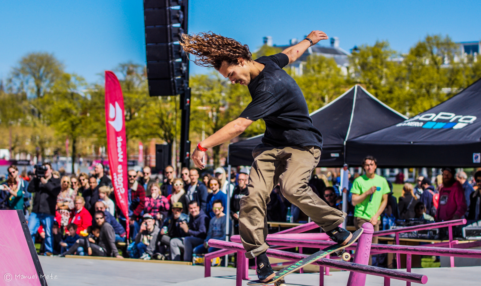 Sony SLT-A65 (SLT-A65V) + Tamron SP AF 70-200mm F2.8 Di LD (IF) MACRO sample photo. Amsterdam skateboarding photography