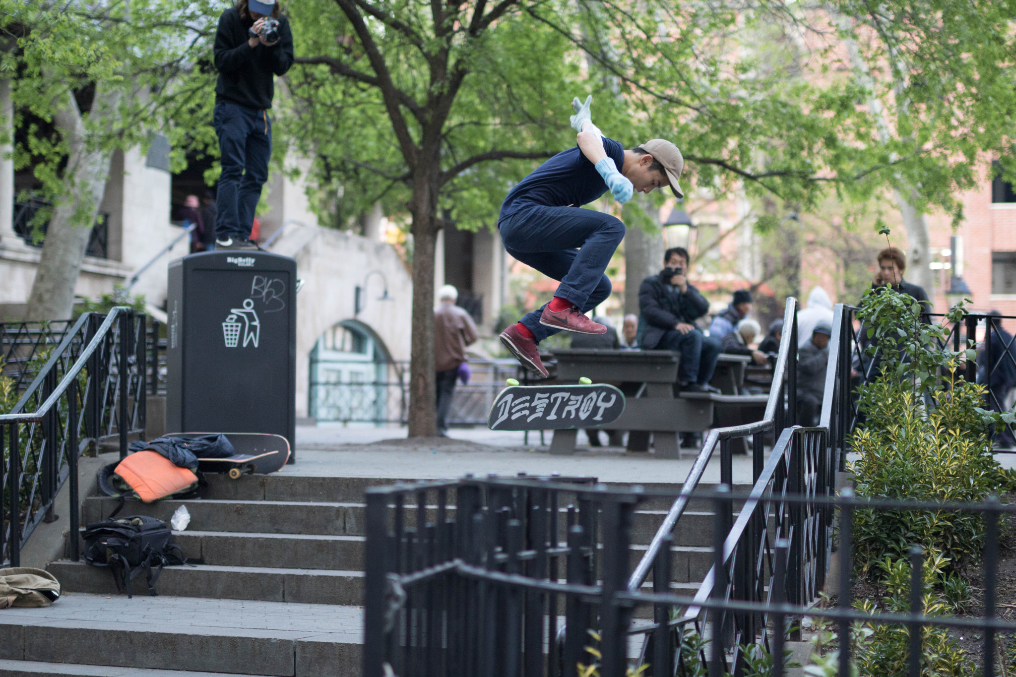 Sigma 50mm F1.4 EX DG HSM sample photo. Skateboarder tricking photography