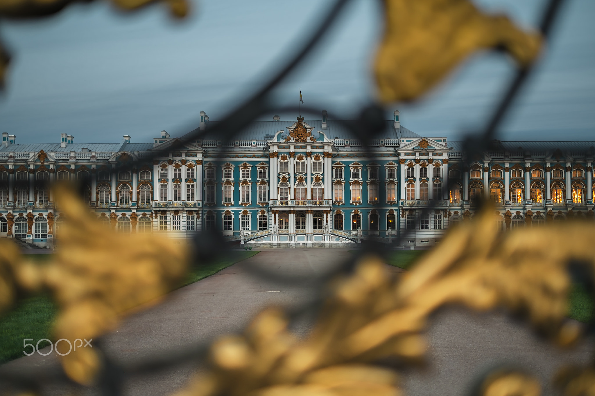 Great Catherine Palace. Pushkin. St. Petersburg. Russia.