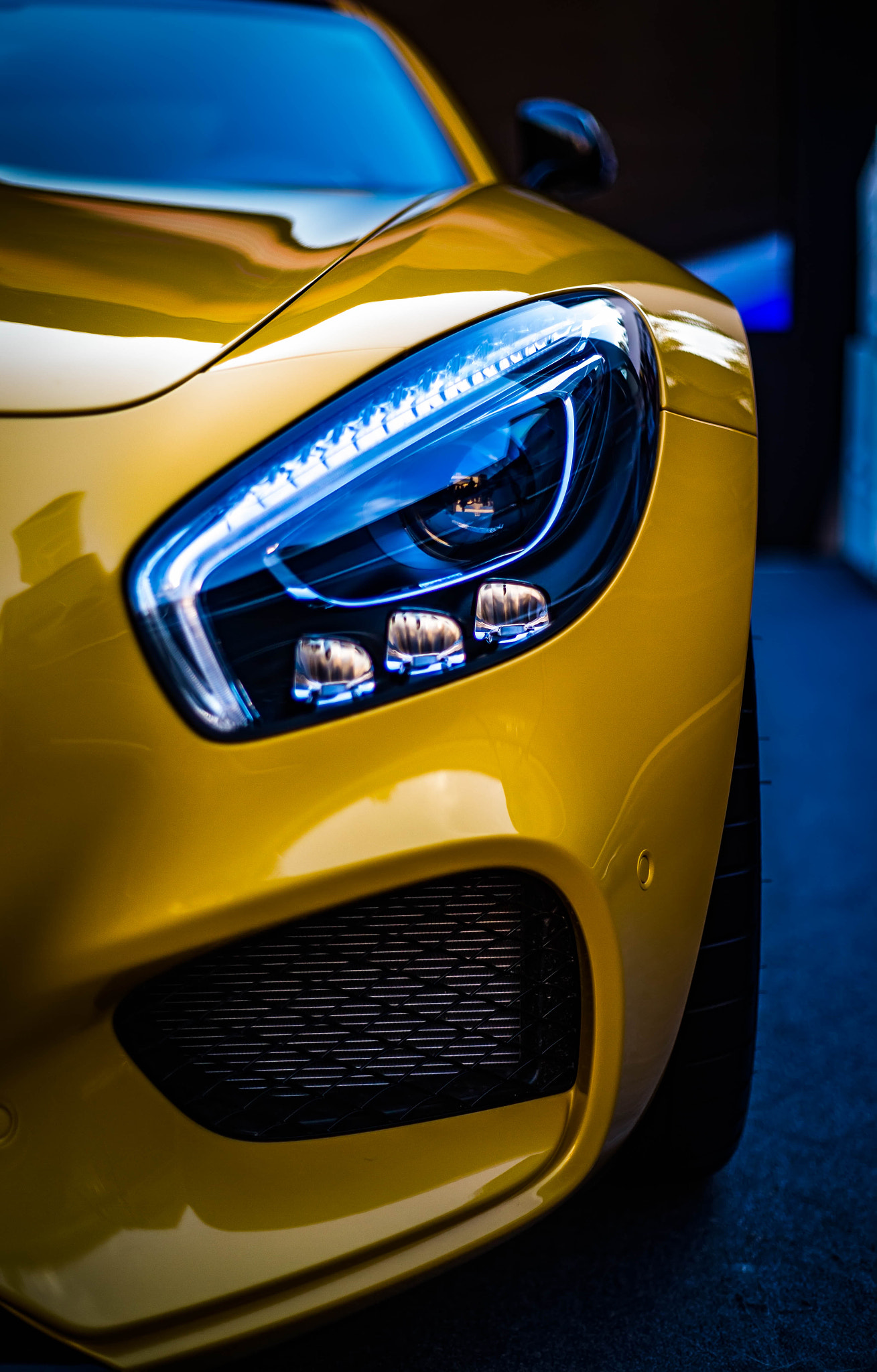 Canon EOS-1D X + Canon EF 50mm F1.8 II sample photo. Mercedes amg gts  photography