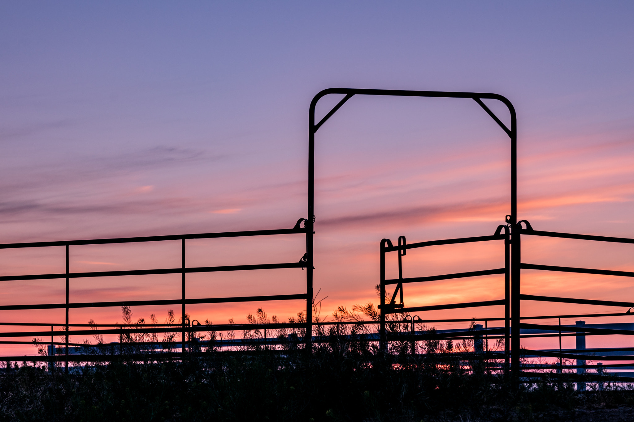 Nikon D3300 + Sigma 17-70mm F2.8-4 DC Macro OS HSM | C sample photo. Round pen in the early morning photography