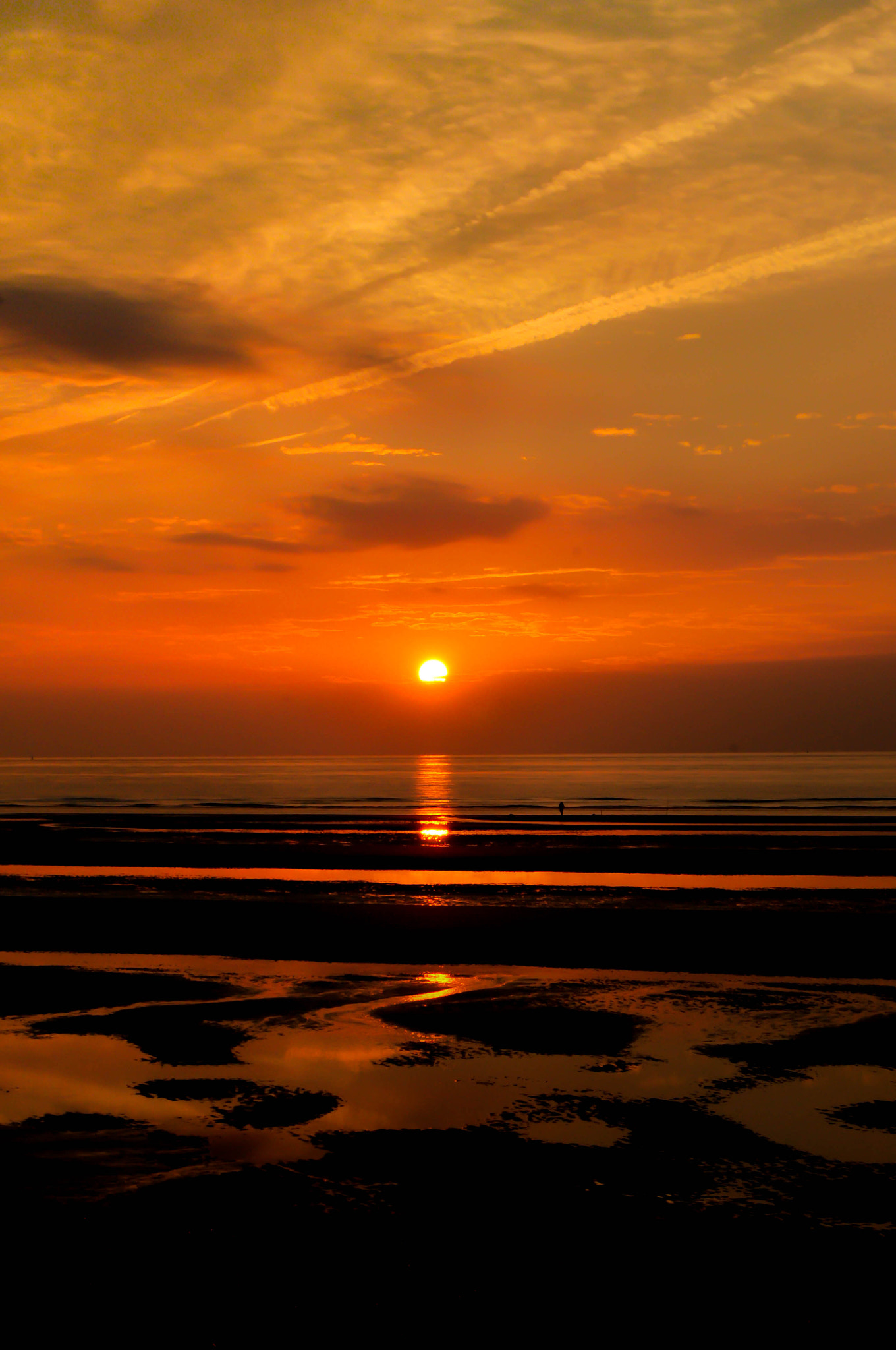 Sigma 50-500mm F4.5-6.3 DG OS HSM sample photo. Sunset in belgium photography