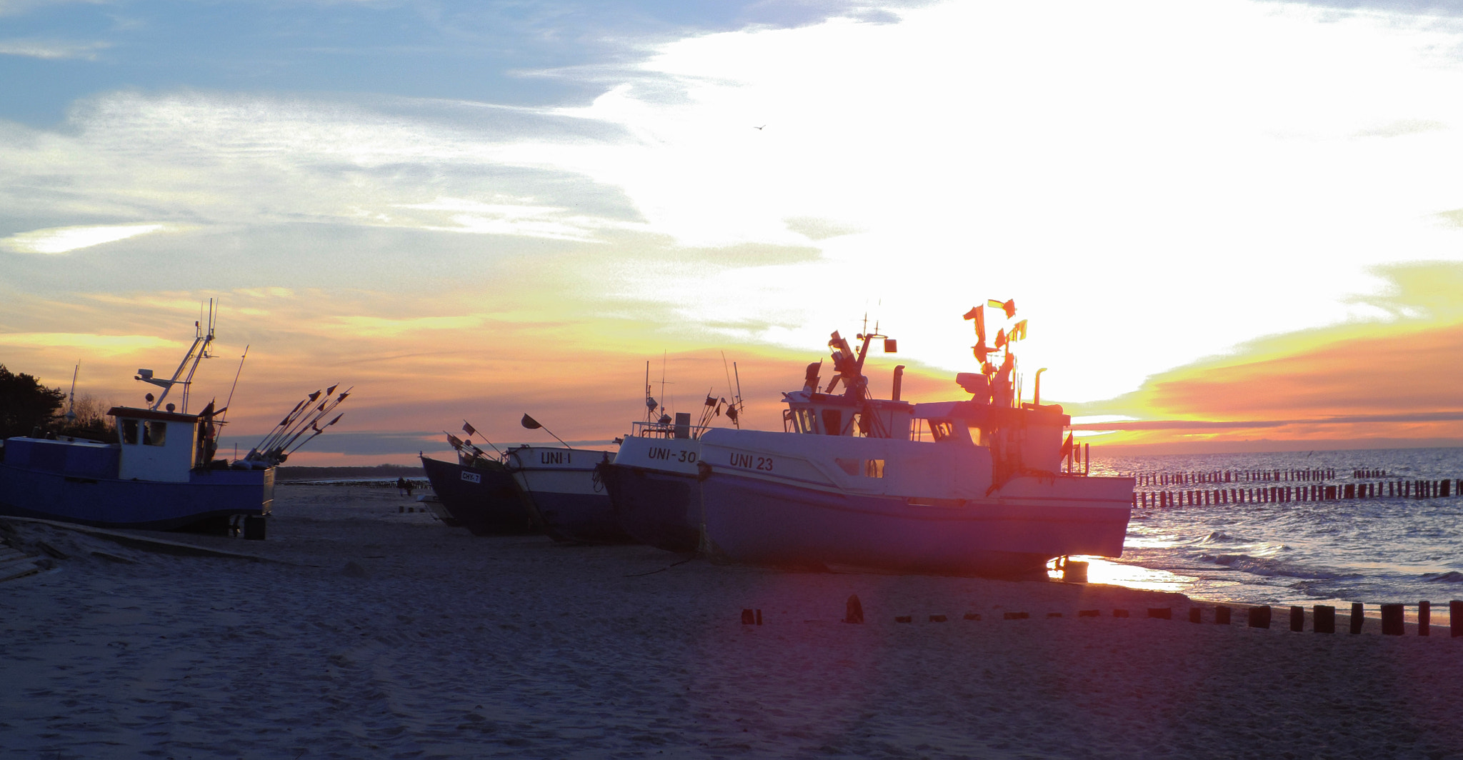 Benq G1 sample photo. Fishing boat photography