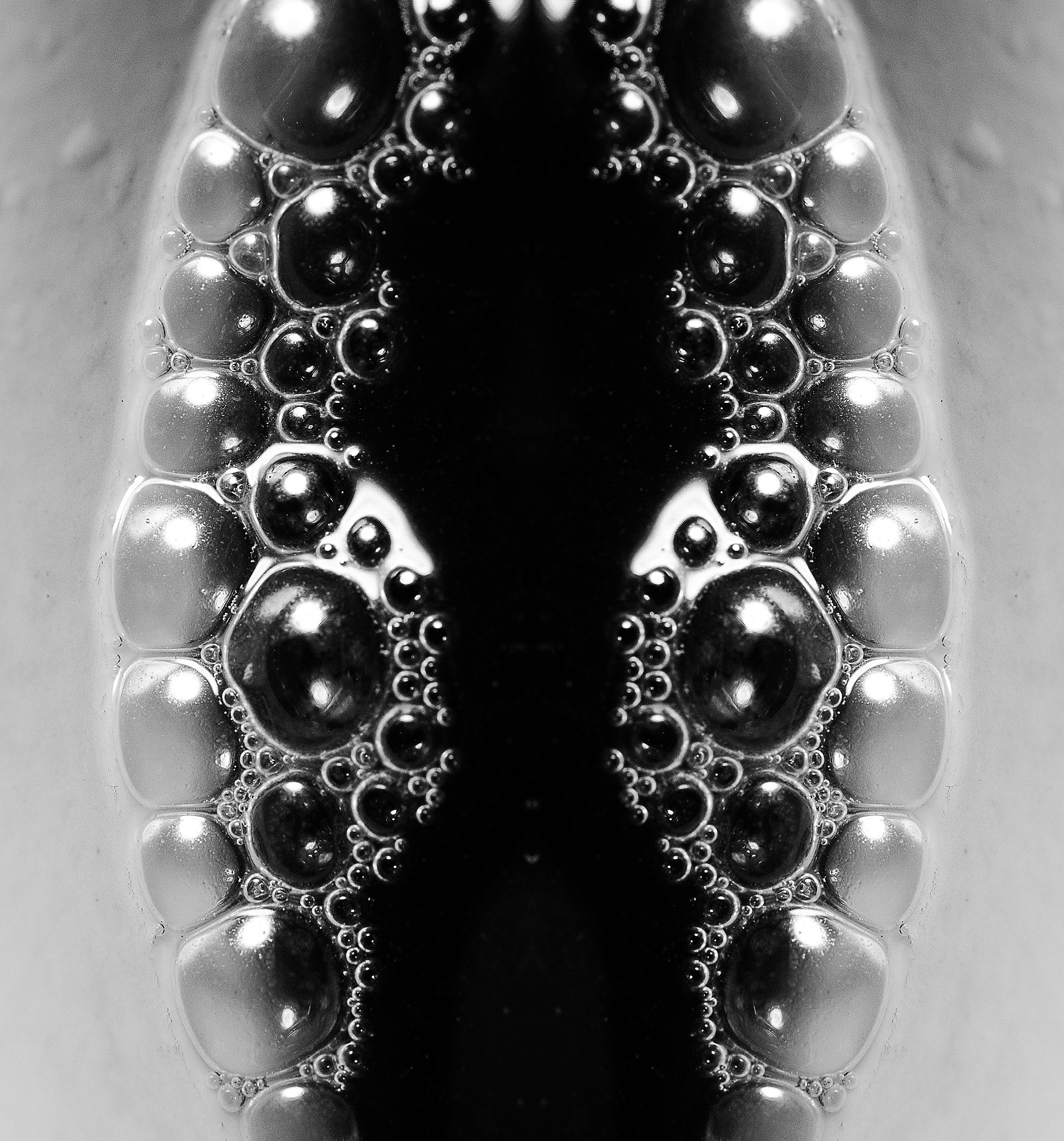 Nikon D7000 + Sigma 50mm F2.8 EX DG Macro sample photo. Coffee bubbles photography
